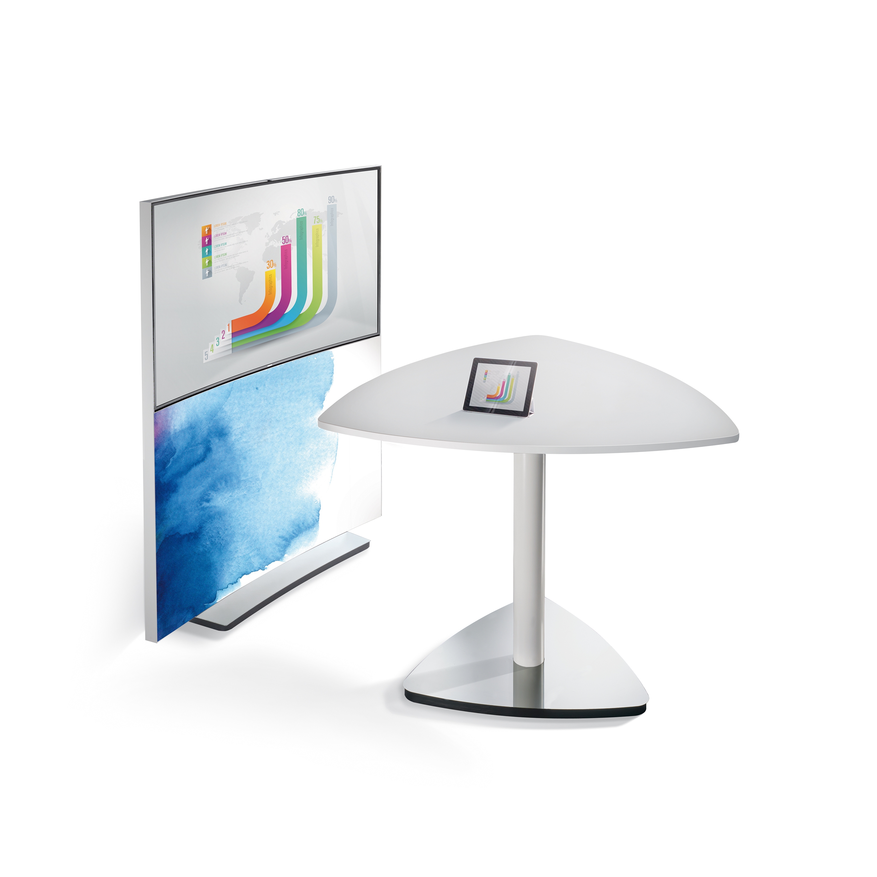 Afficher le produit Cage Meeting Solo Table du fabricant C+P Möbelsysteme