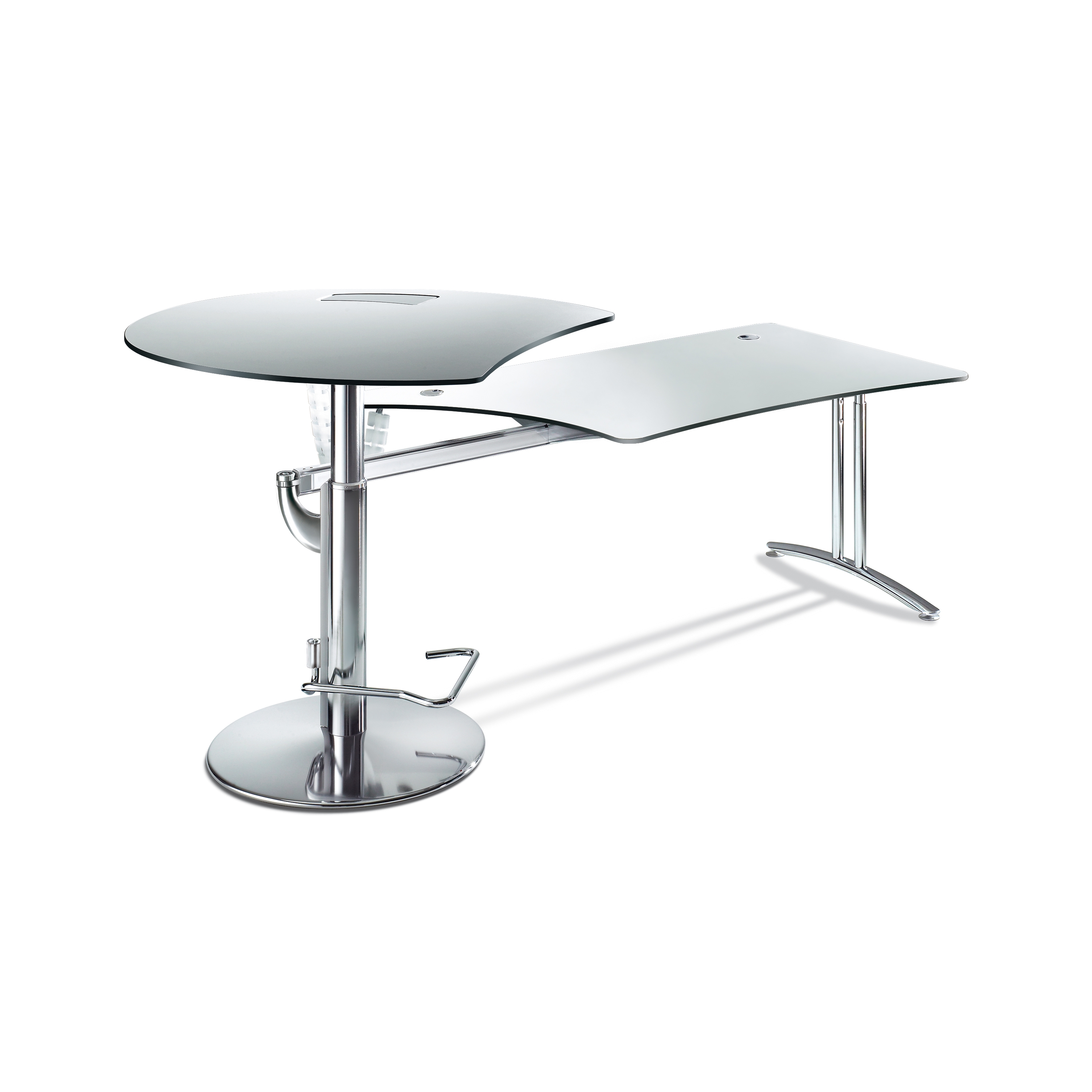 Display product Workflow Steh-/Sitz-Tisch T 5000 Workflowkombination "120 Grad" from manufacturer C+P Möbelsysteme