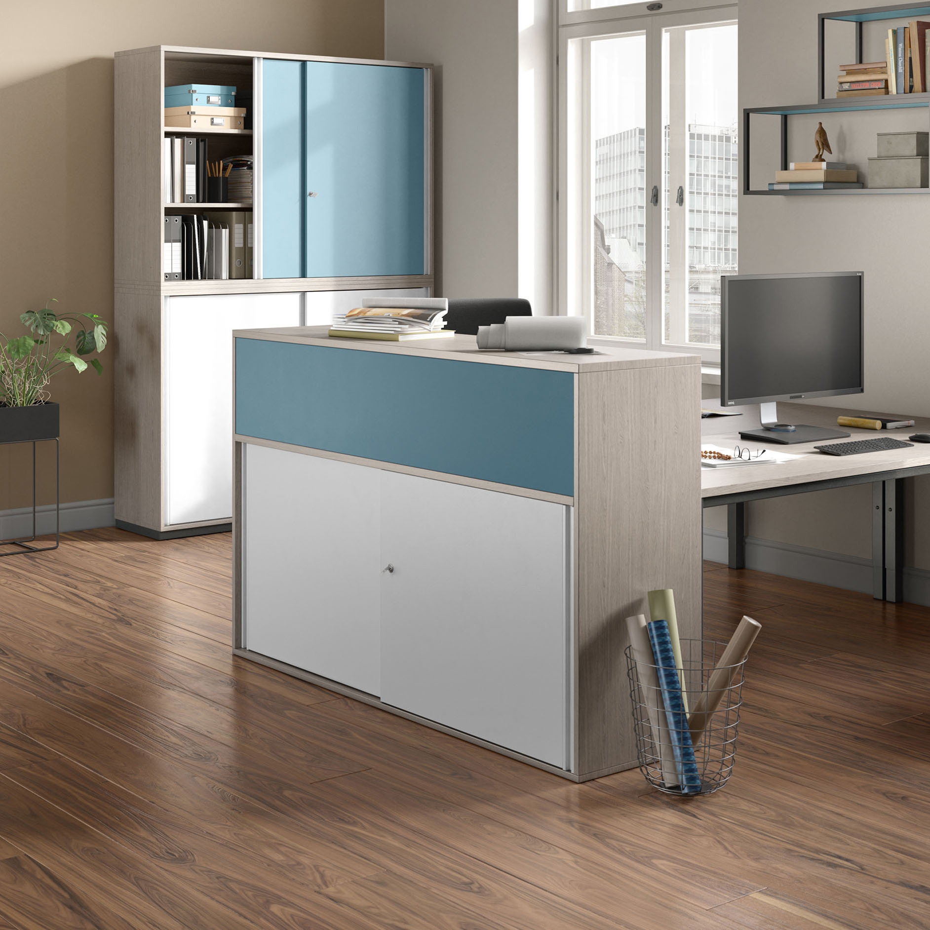 Afficher le produit Prisma 2 Funktionsschrank du fabricant PALMBERG