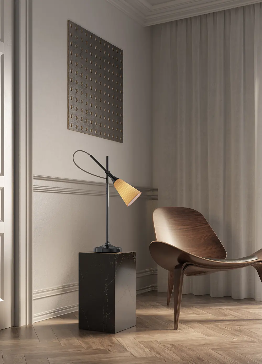 Lladró - Jamz Reading Lamp | Gold (CE)