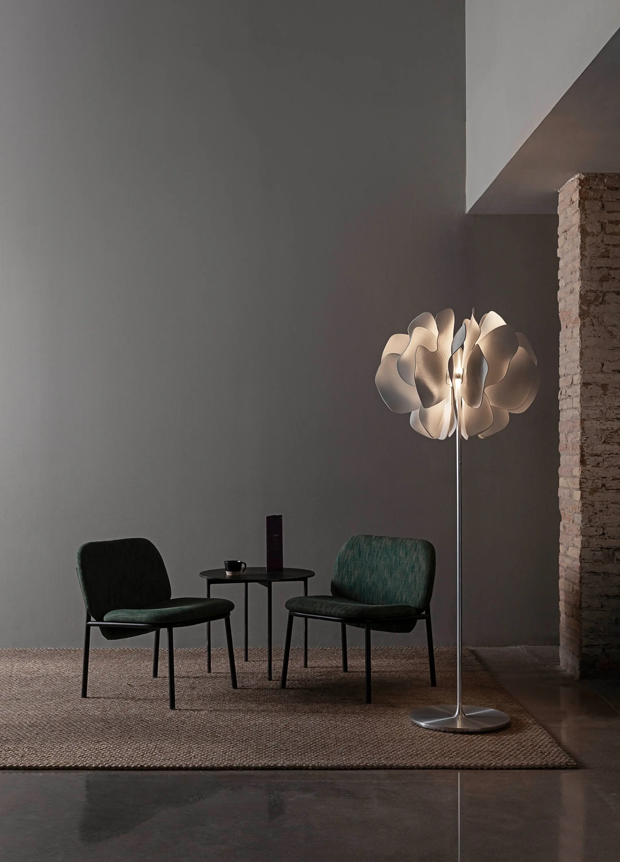 Lladró - Nightbloom Hanging Lamp 60cm | White (CE/UK)