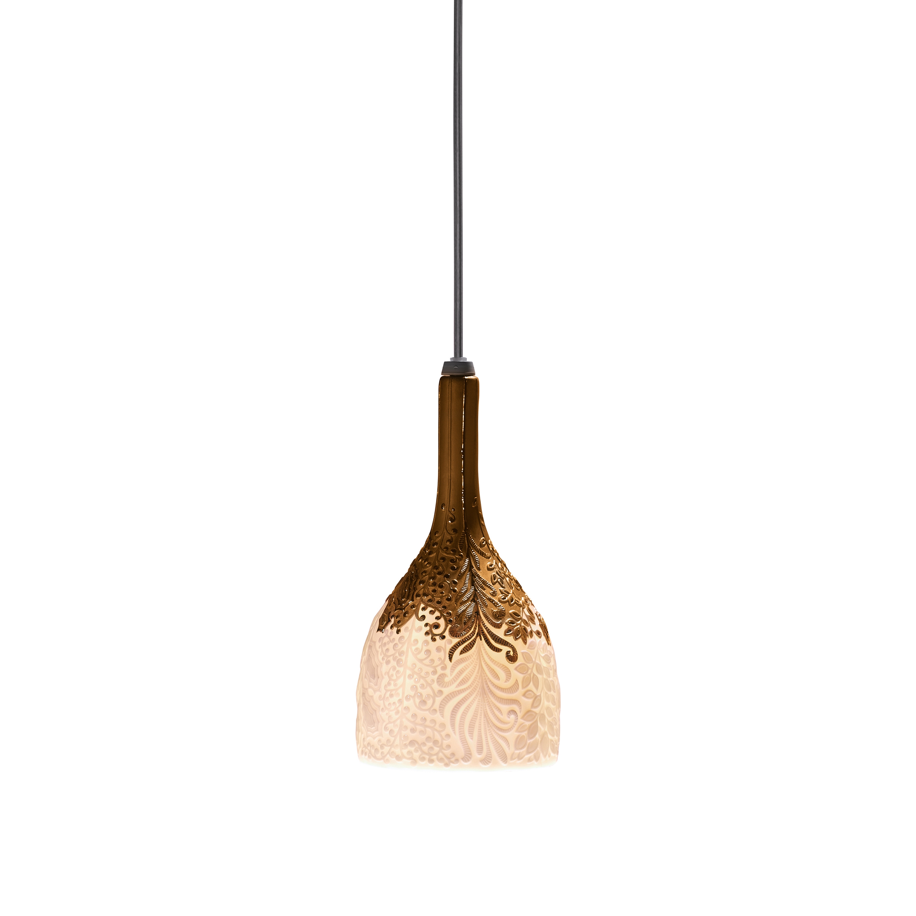 Mostra il prodotto Naturofantastic Hanging Lamp | Golden Luster (CE/UK) del produttore Lladró