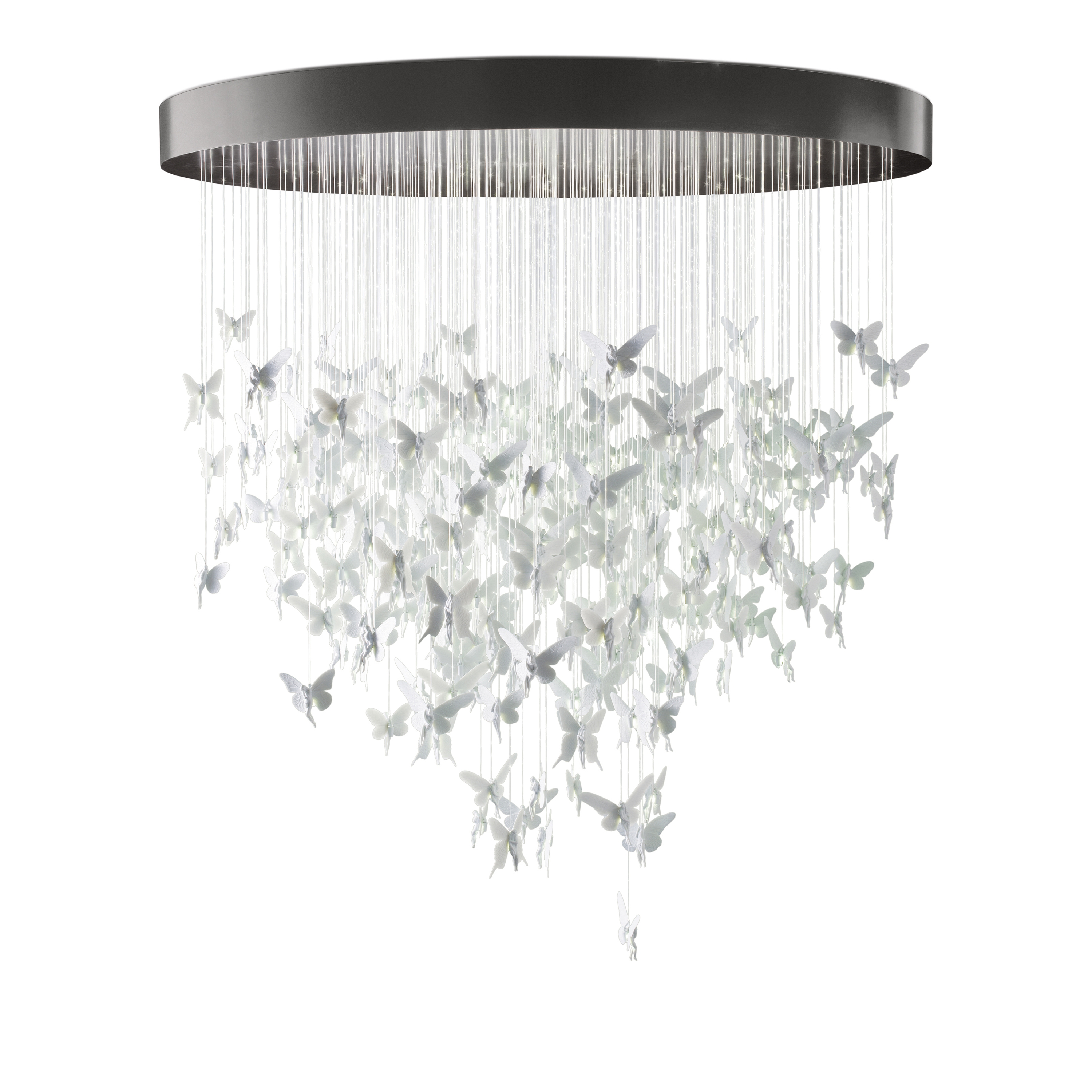 Display product Re-cyclos Niagara Chandelier 2m (CE/UK) | White from manufacturer Lladró