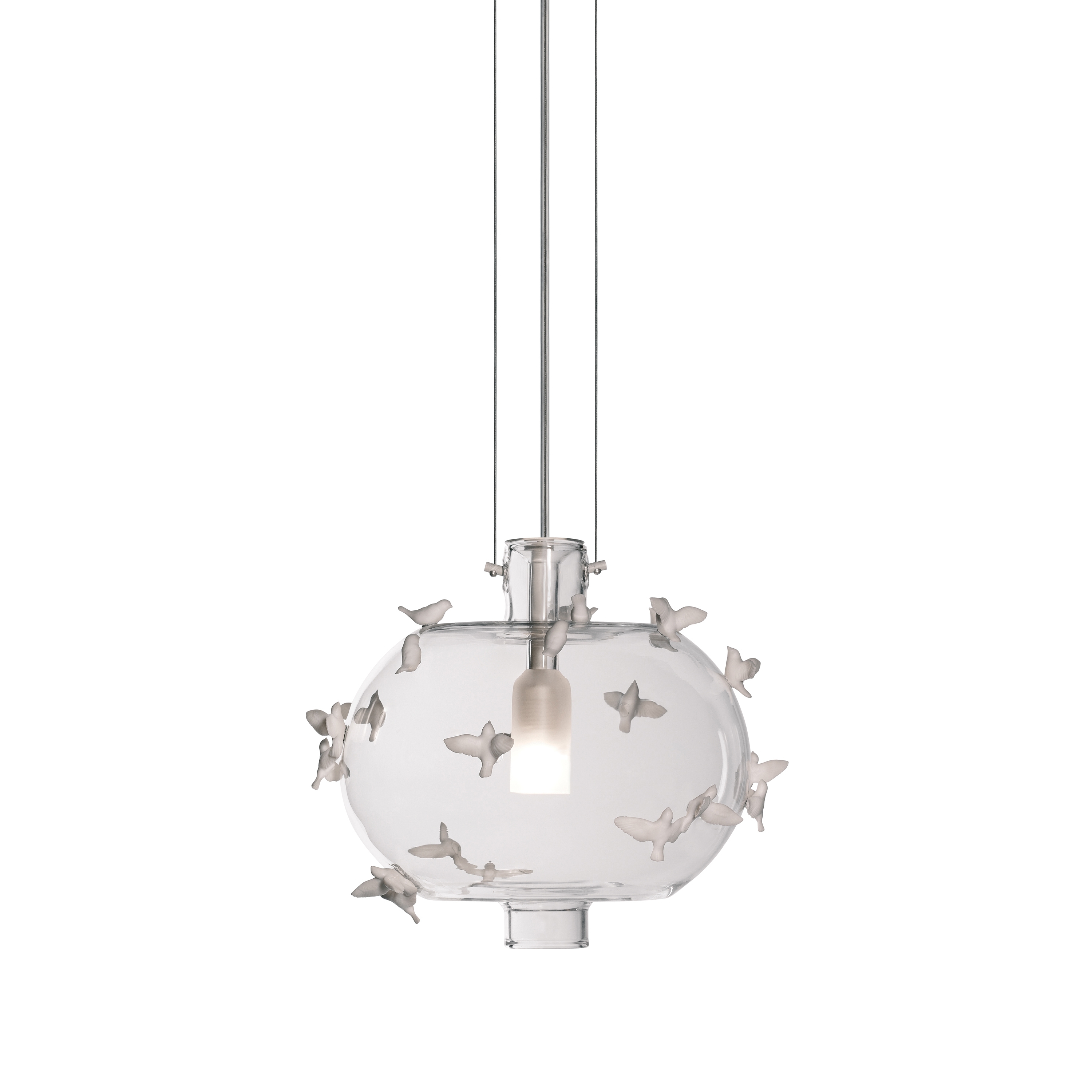Mostra il prodotto Re-cyclos Freeze Frame Birds Ceiling Lamp (CE) del produttore Lladró
