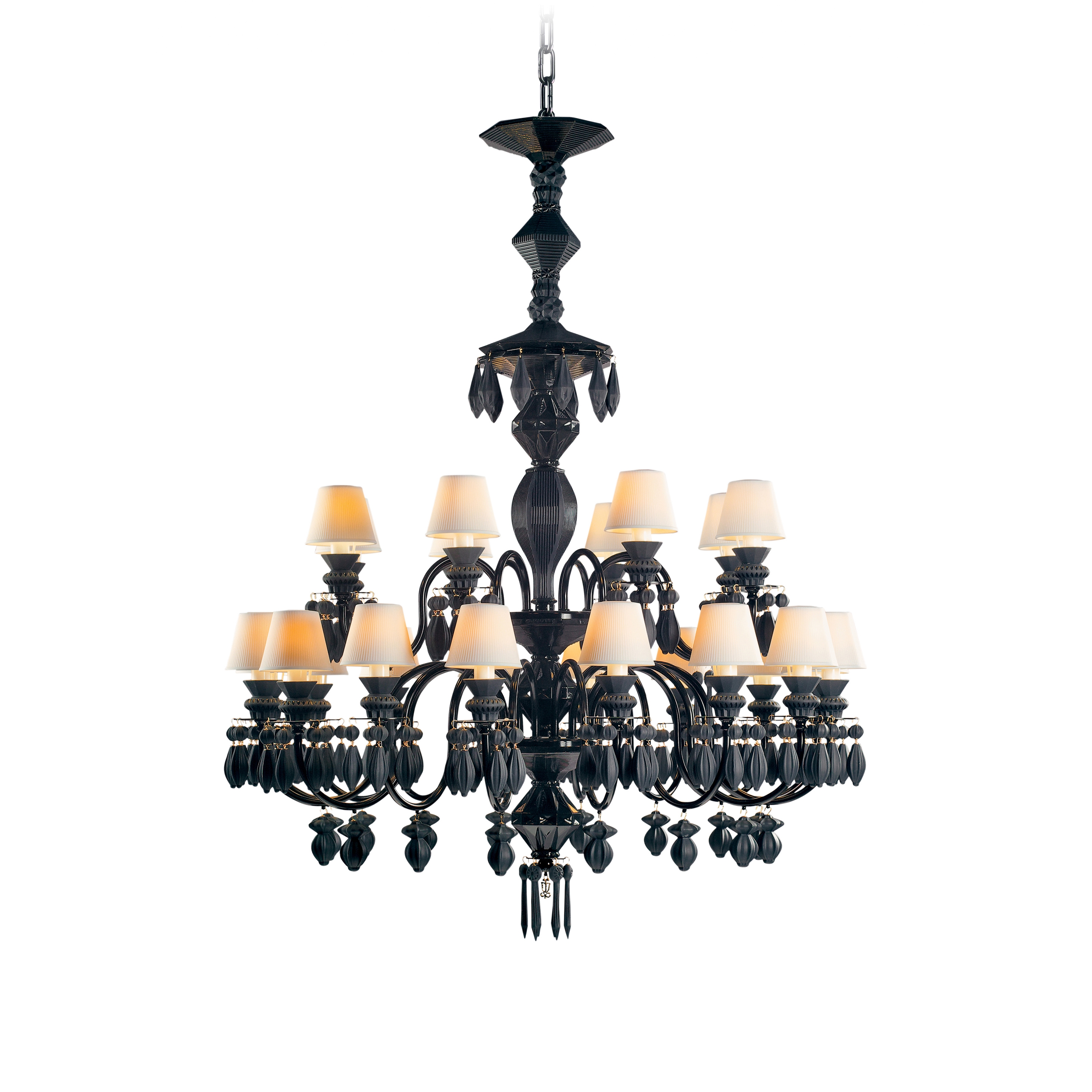 Belle de Nuit 24 Lights Chandelier | Absolute Black (CE/UK)