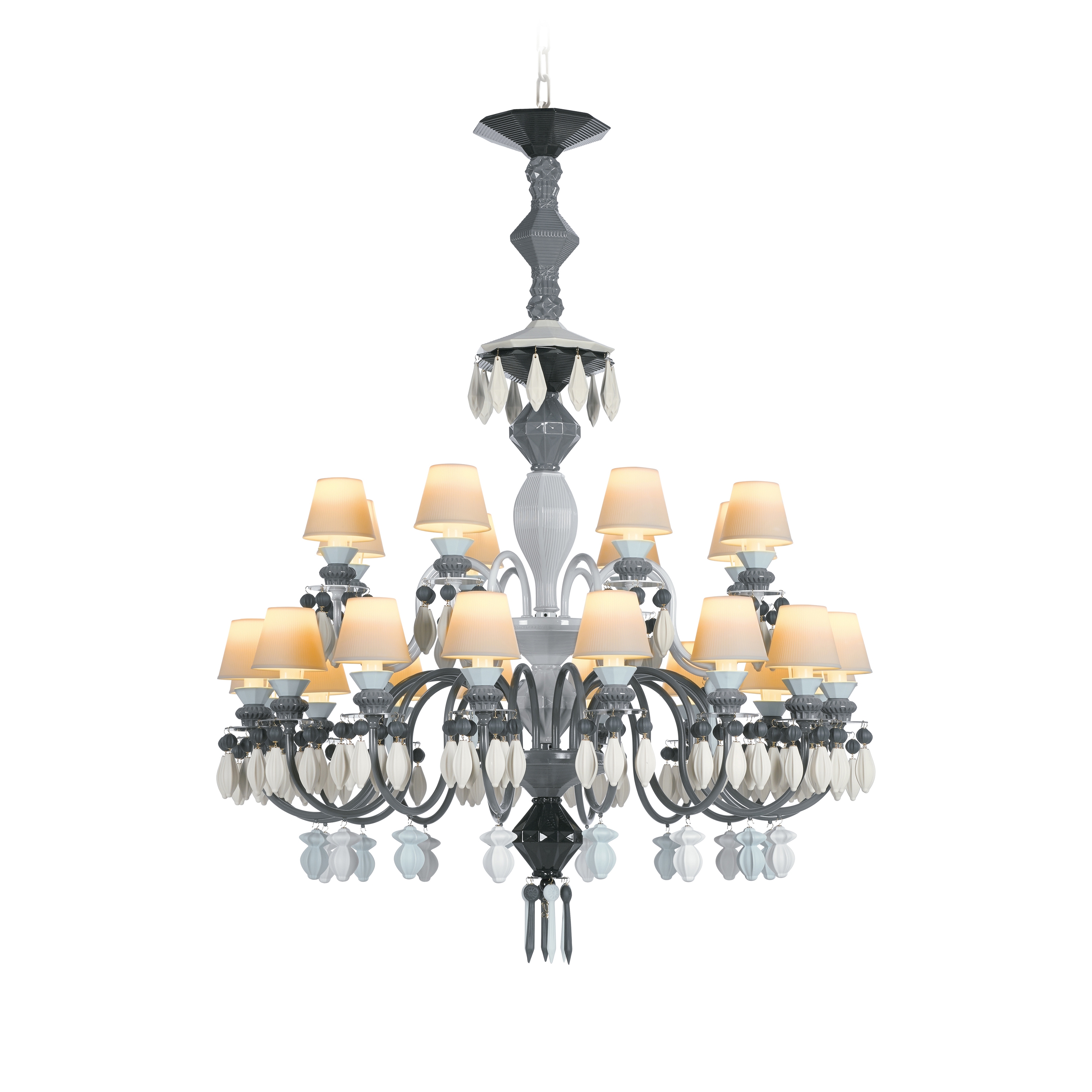Belle de Nuit 24 Lights Chandelier | Black (CE/UK)