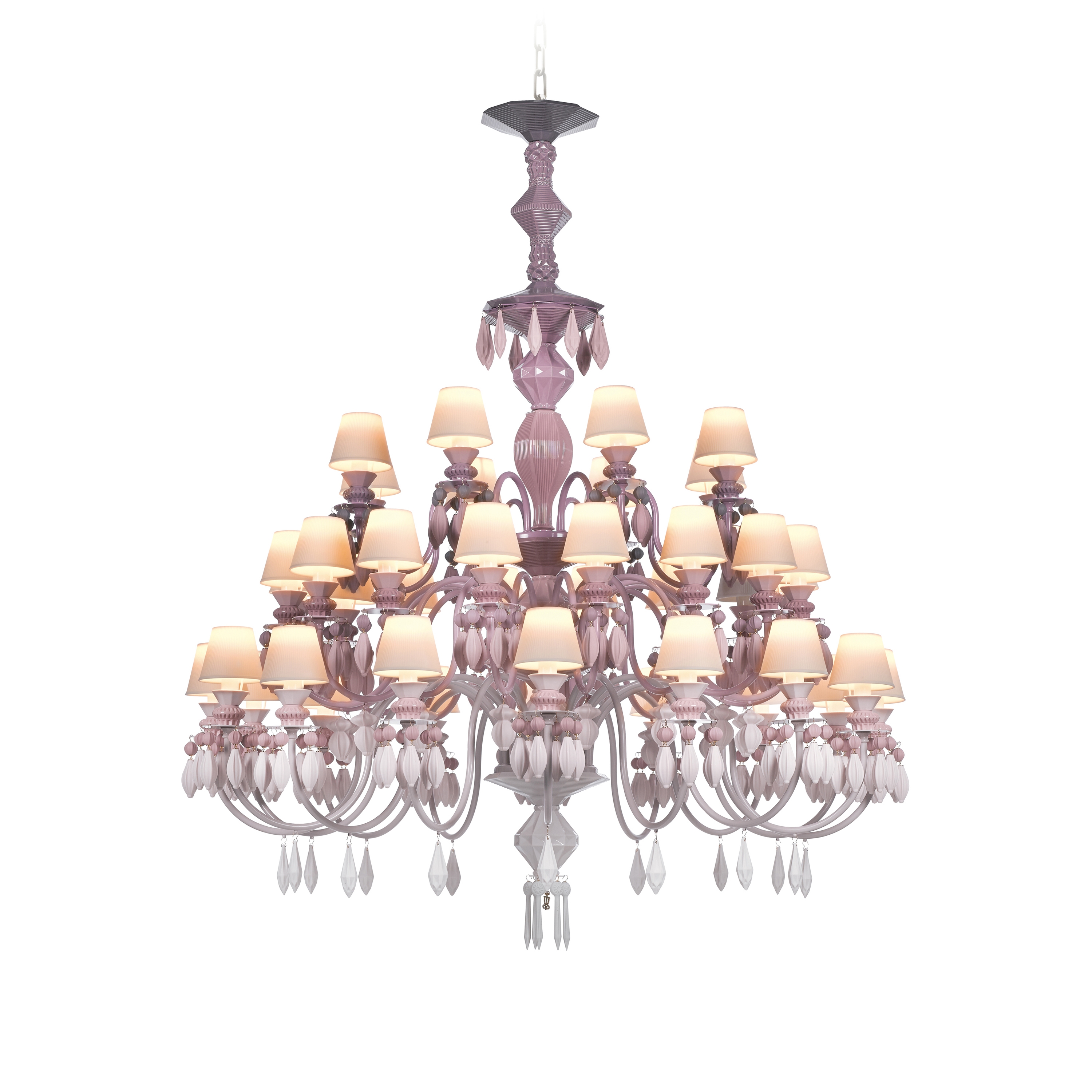 Belle de Nuit Chandelier 40 luces | Rosa (CE/UK)