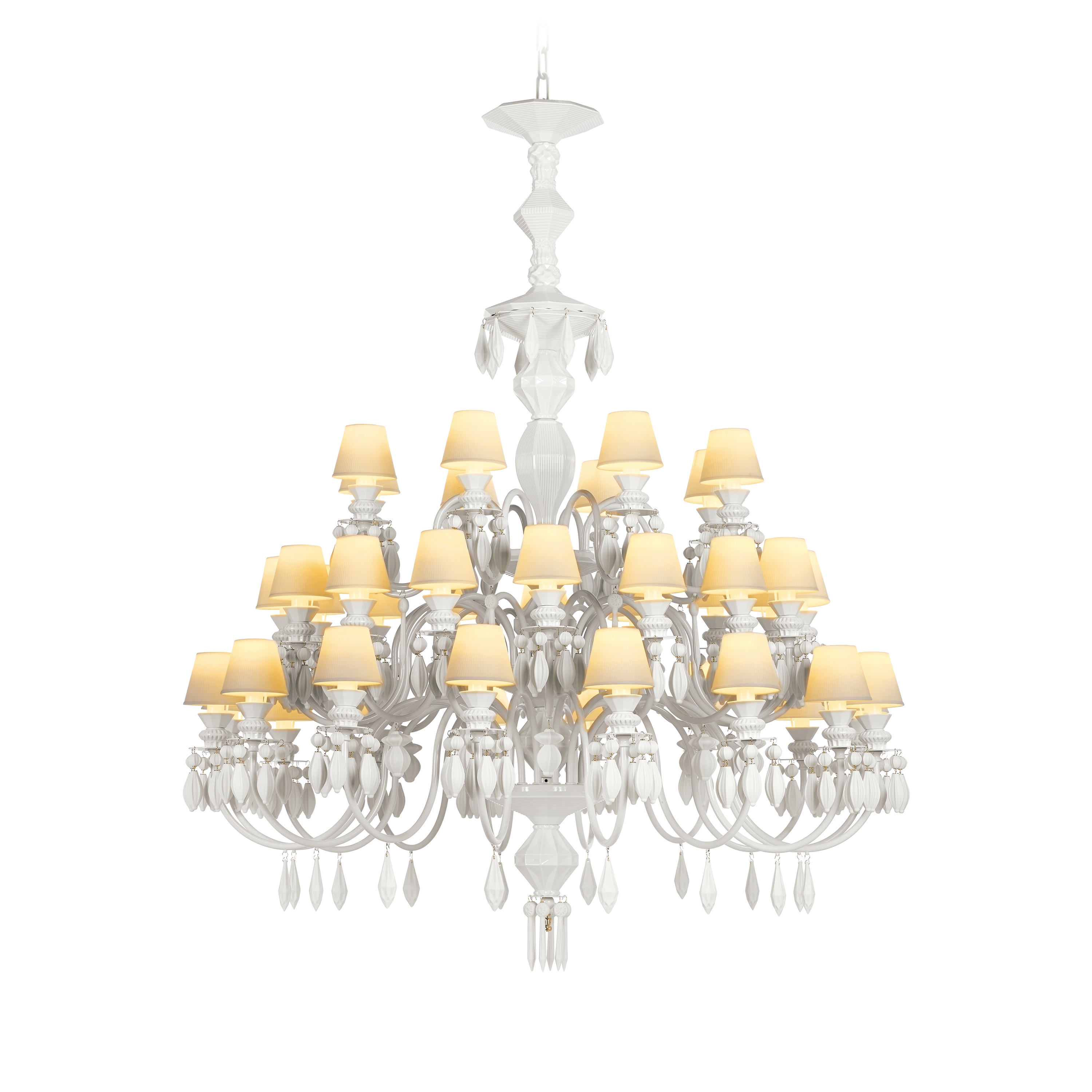 Belle de Nuit Chandelier 40 luces | Blanco (CE/UK)