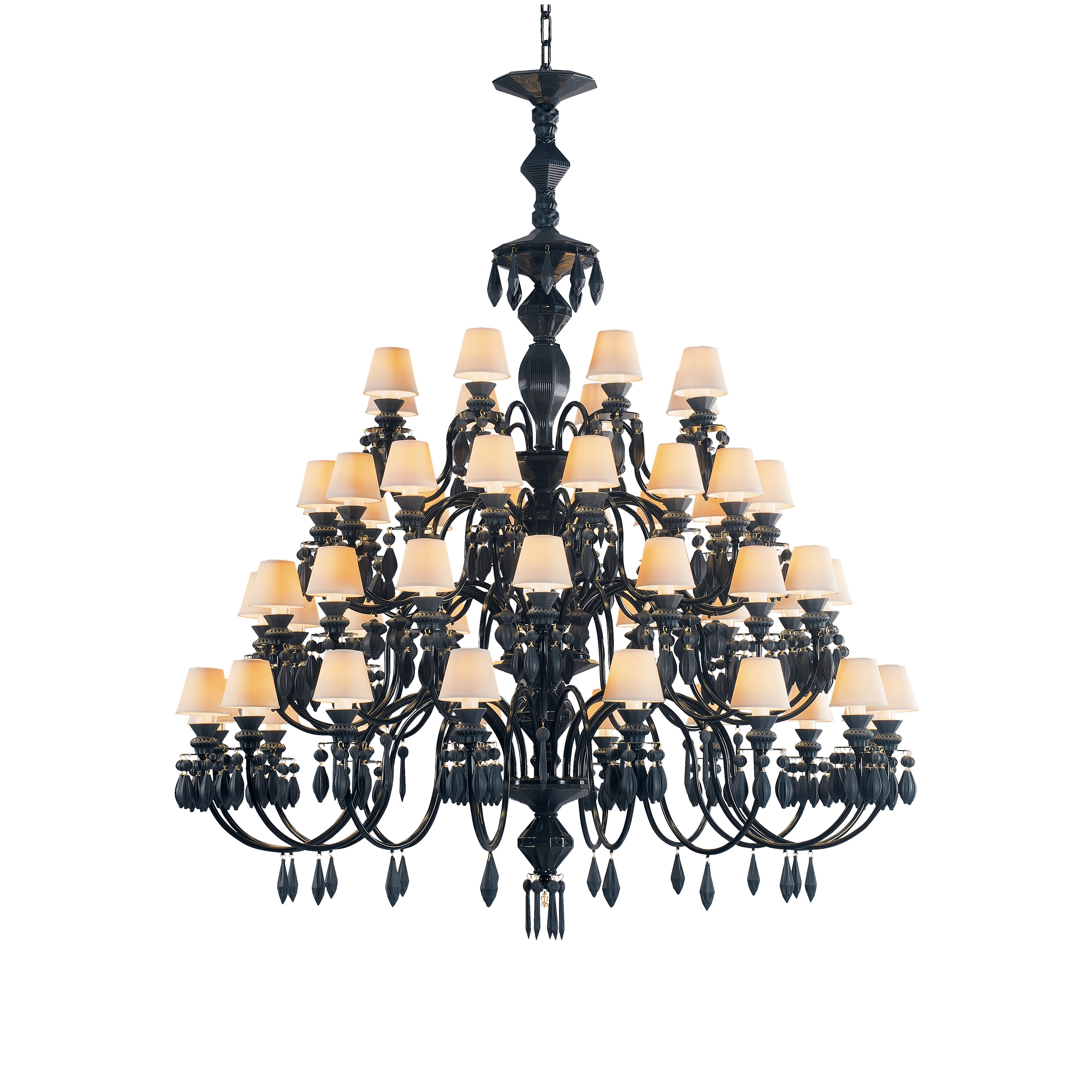 Belle de Nuit 56 Lights Chandelier | Absolute Black (CE/UK)