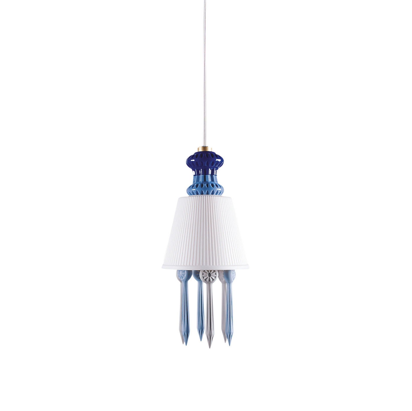 Belle de Nuit Ceiling Lamp with Lithophane | Blue (CE/UK)