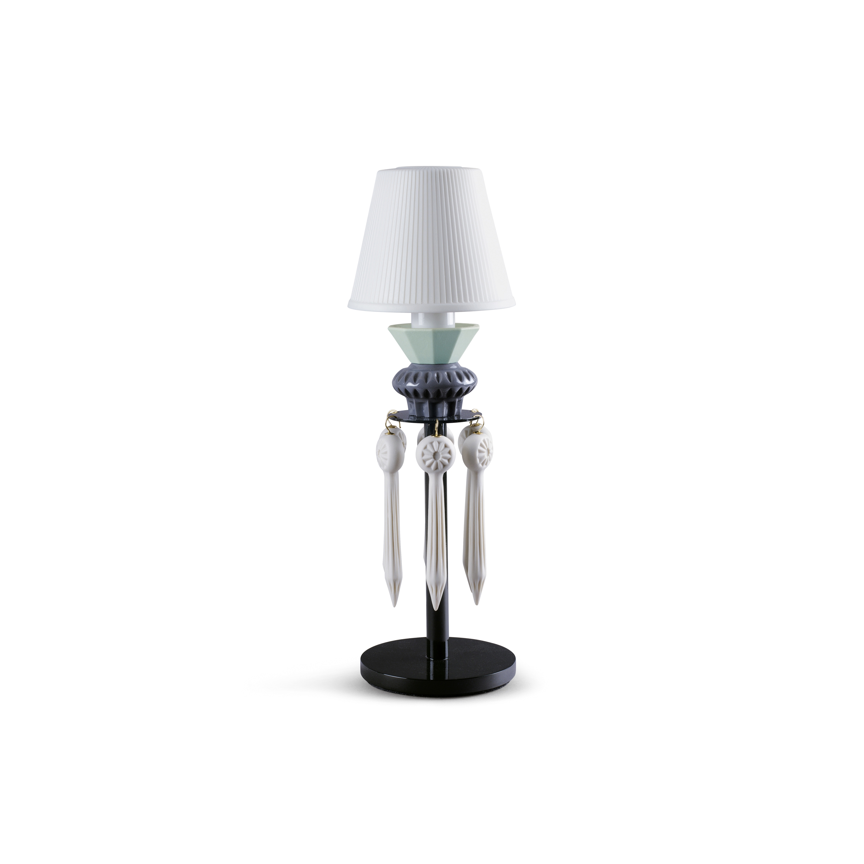 Belle de Nuit Lithophane Table Lamp with Tears | Black (CE)