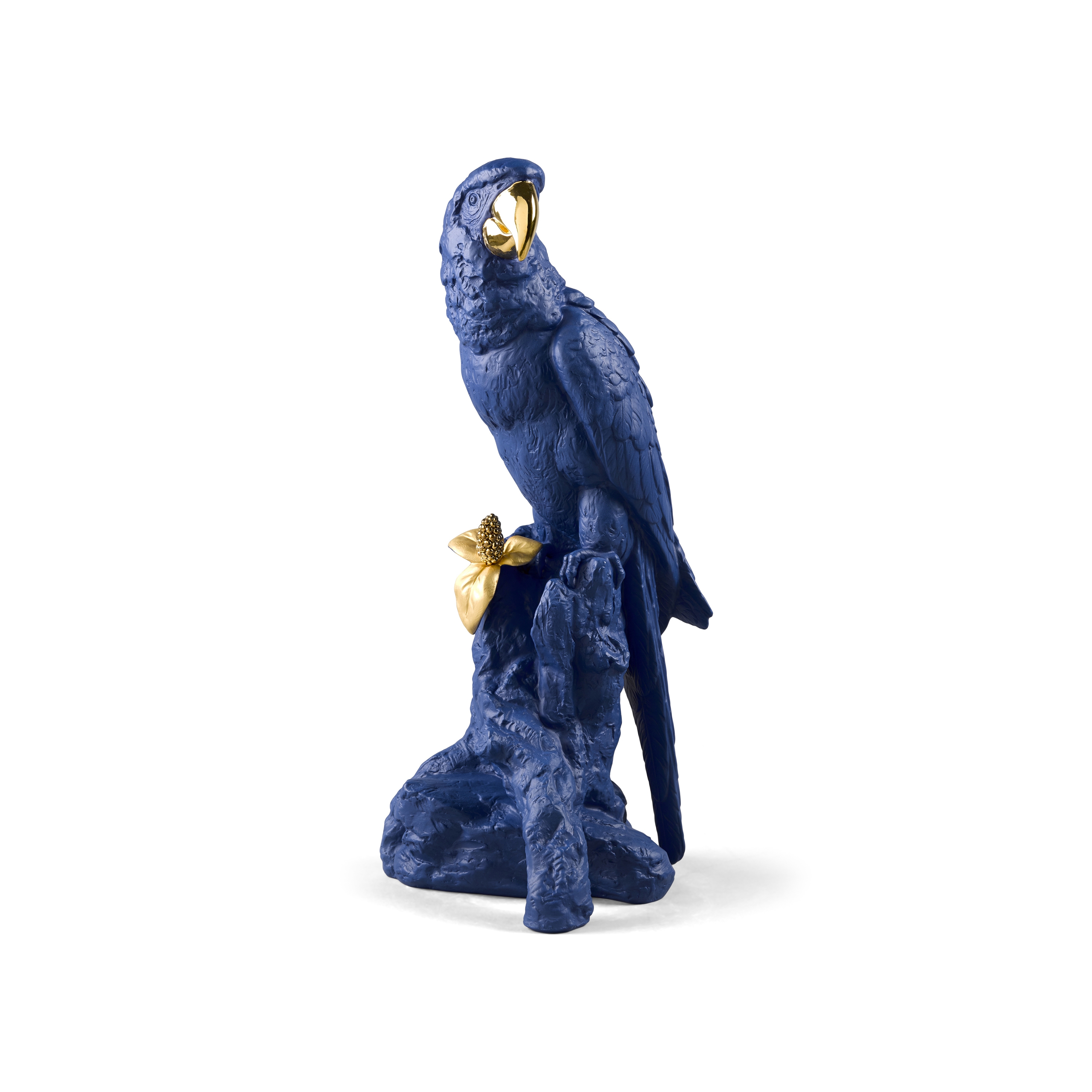 Display product Bold Blue Collection | Macaw Bird Sculpture | Limited Edition from manufacturer Lladró