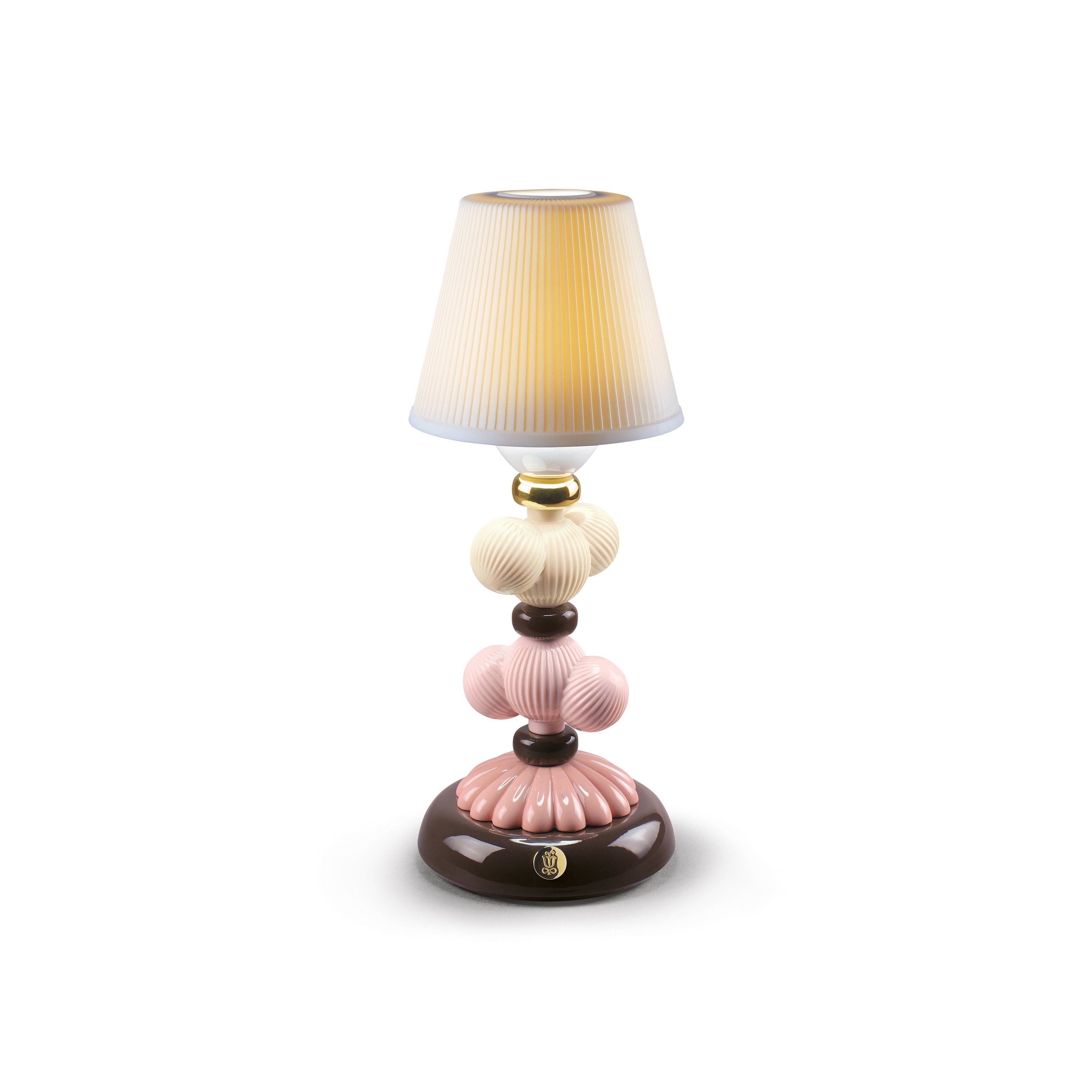 Firefly Cactus Golden Fall Table Lamp | Pink