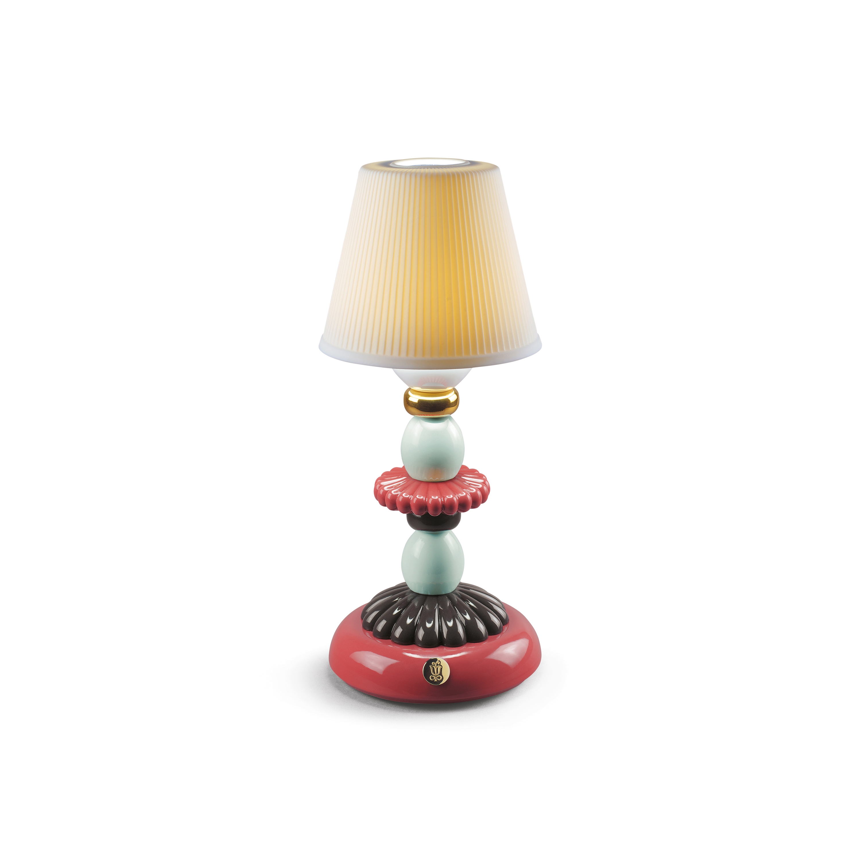 Mostra il prodotto Firefly Lotus Golden Fall Table Lamp | Red Coral del produttore Lladró