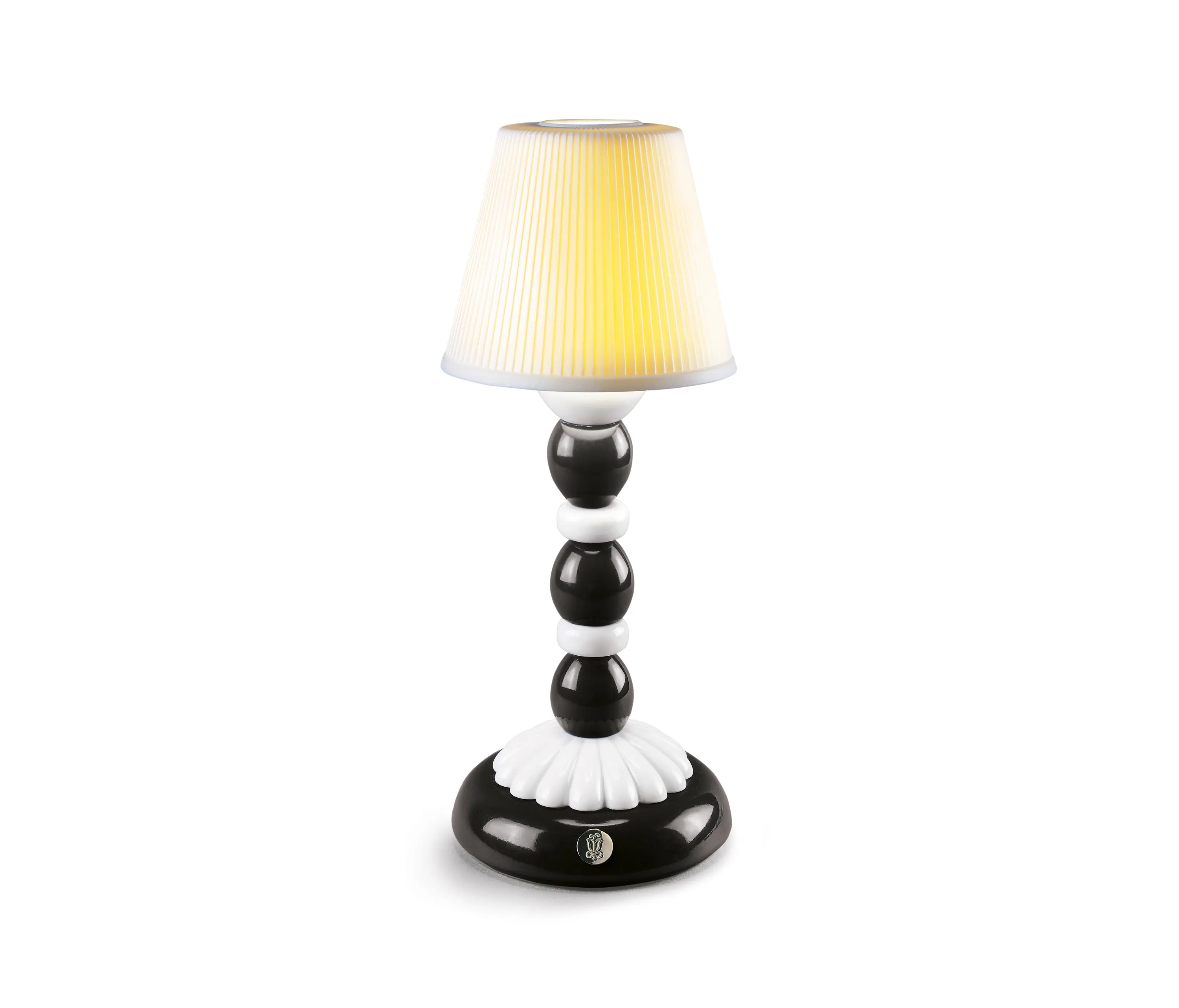 Lladró - Firefly Palm Table Lamp | Black & White