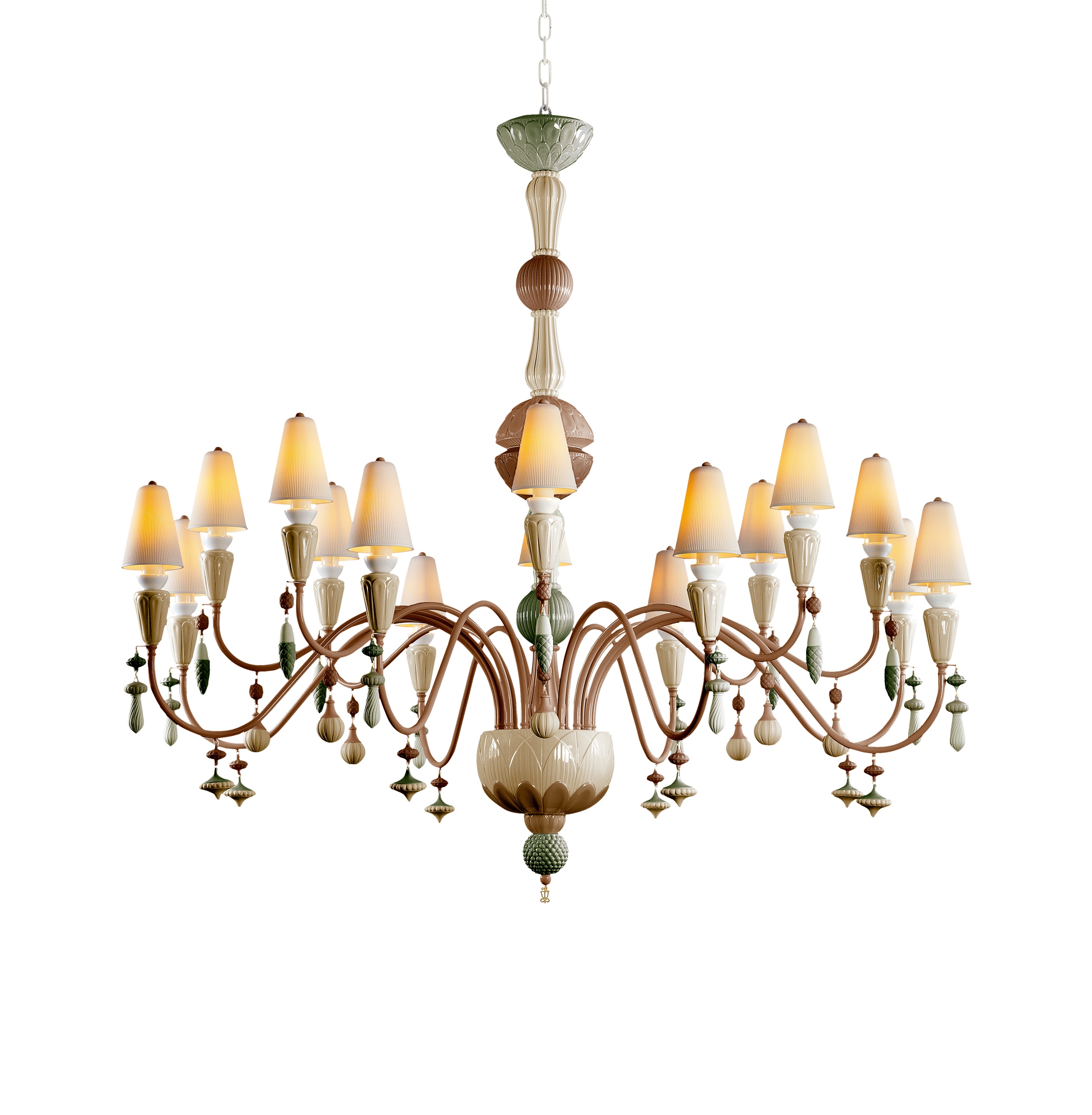 Ivy and Seed 16 Lights Chandelier | Large Flat Model | Spices (CE/UK)