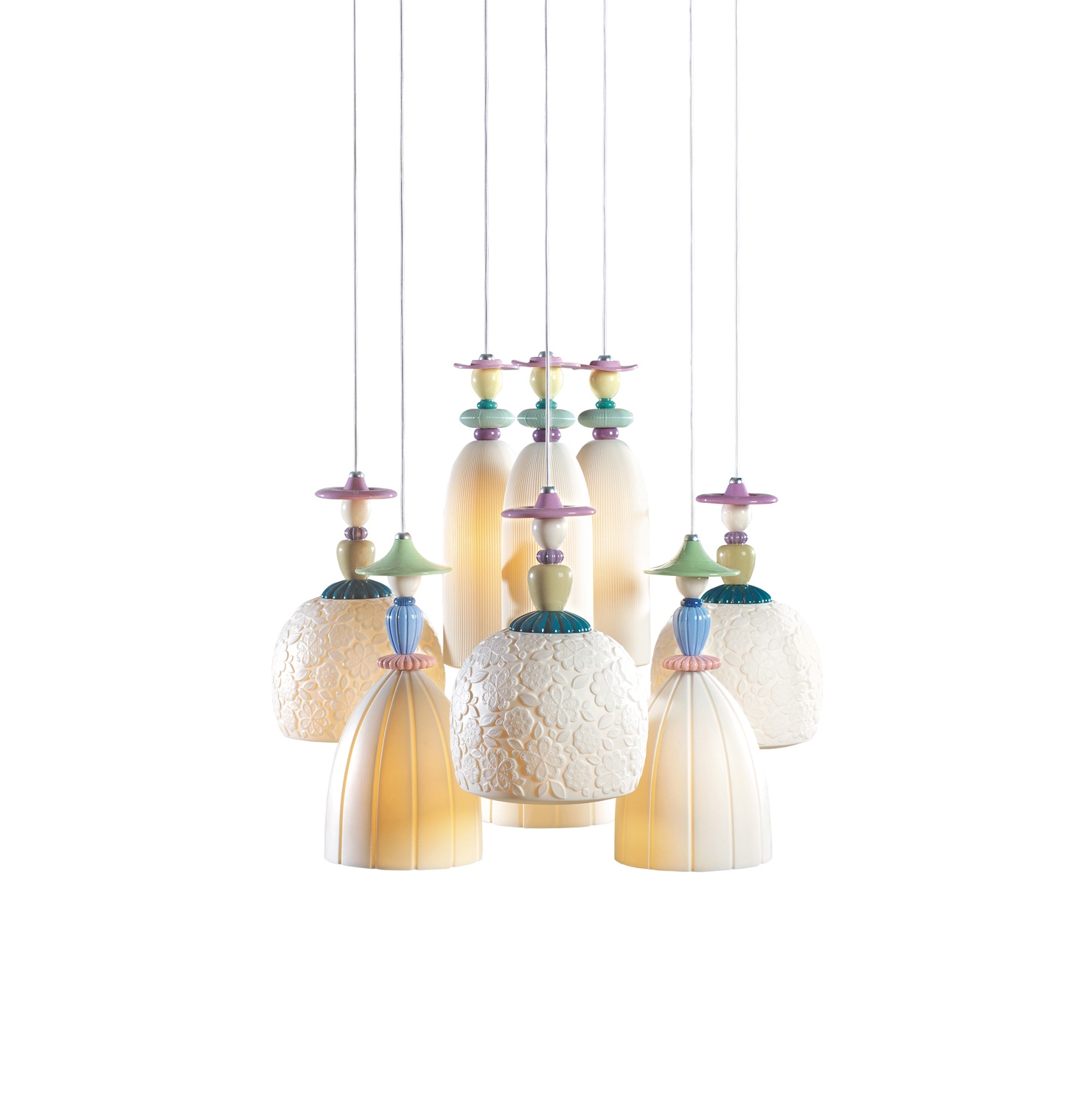 Afficher le produit Mademoiselle 9 Lights Seaside Dreams | Chandelier (CE/UK) du fabricant Lladró