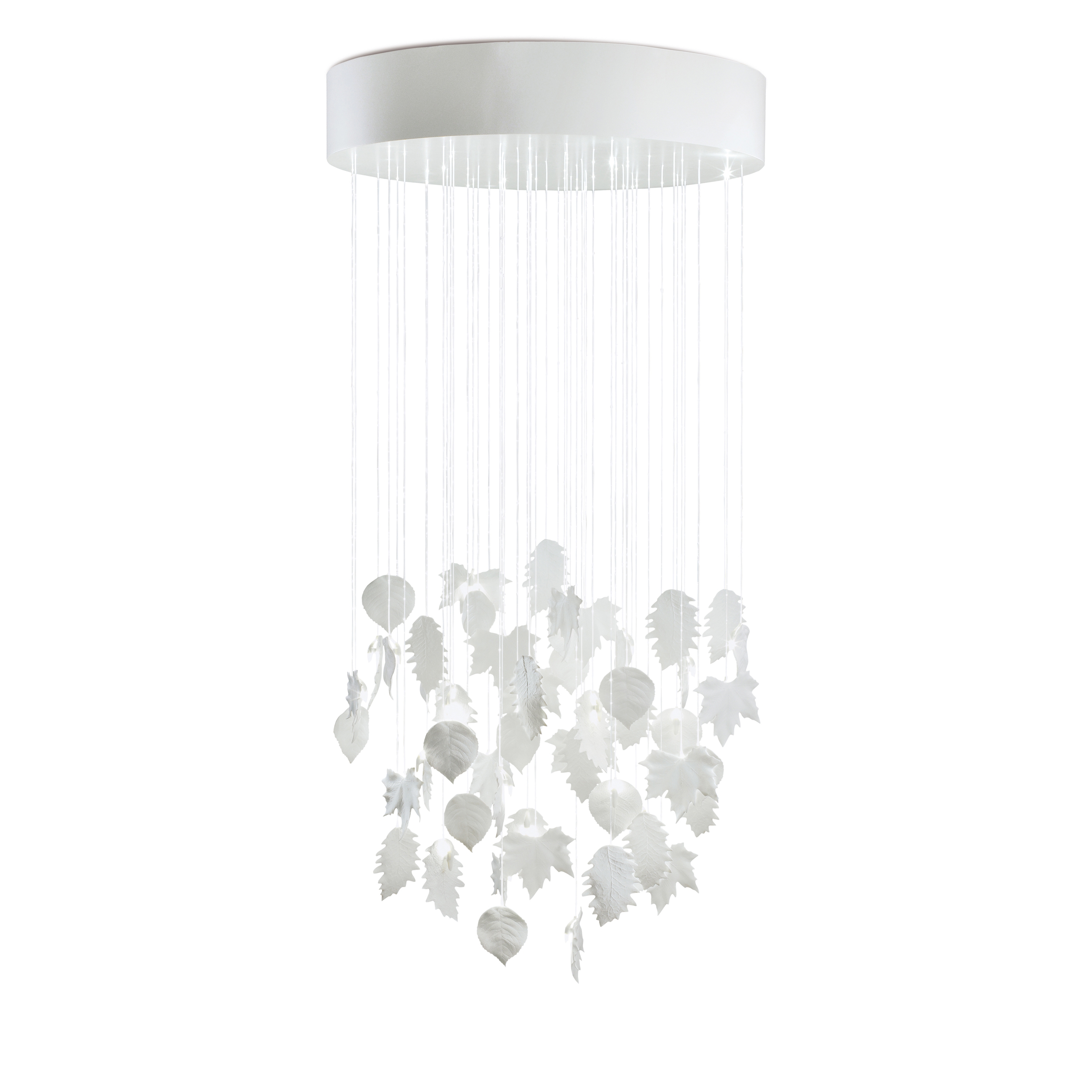Afficher le produit Re-cyclos Magic Forest Chandelier 0.80m (CE/UK) | White du fabricant Lladró
