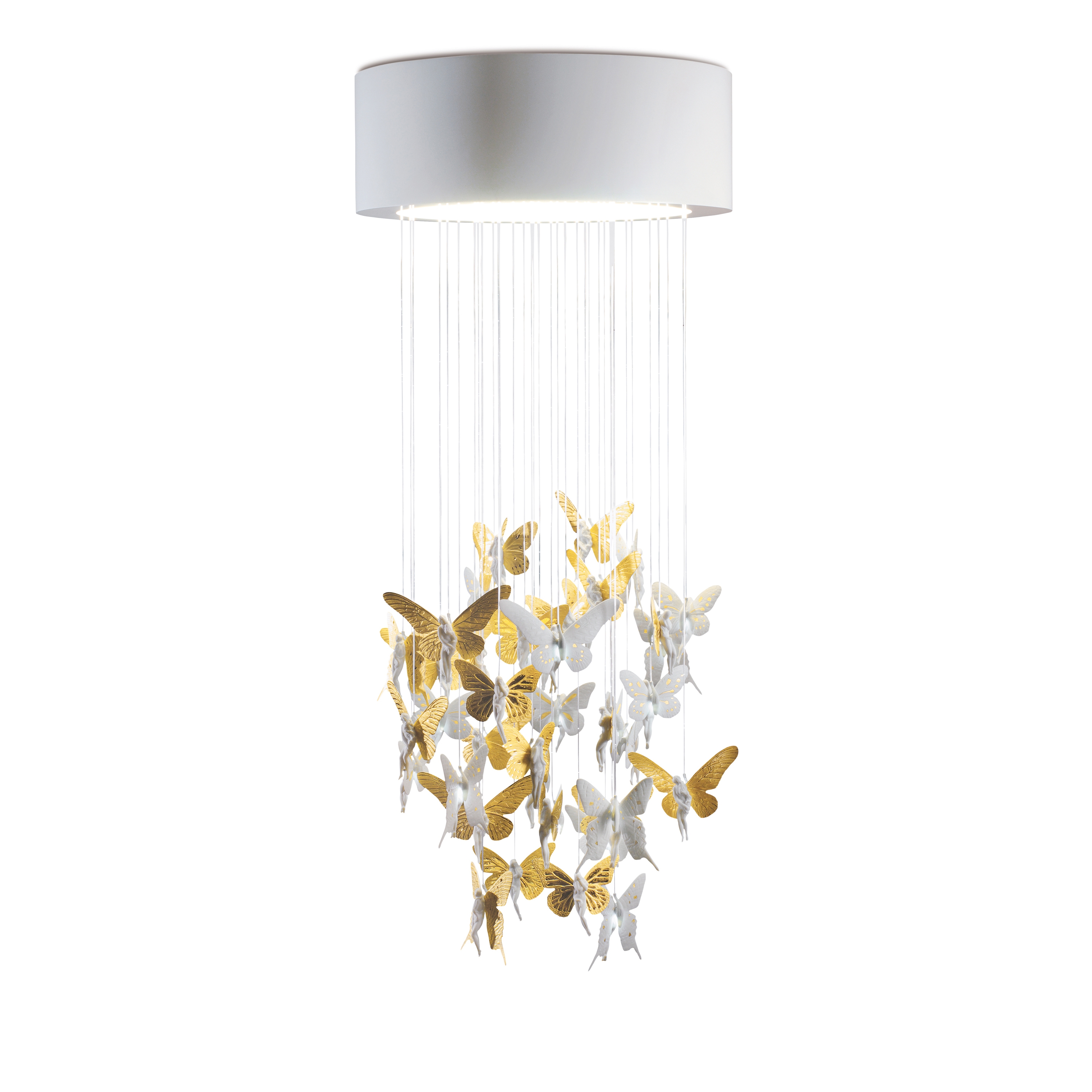 Re-cyclos Niagara Chandelier 0.60m | Golden Luster (CE/UK)