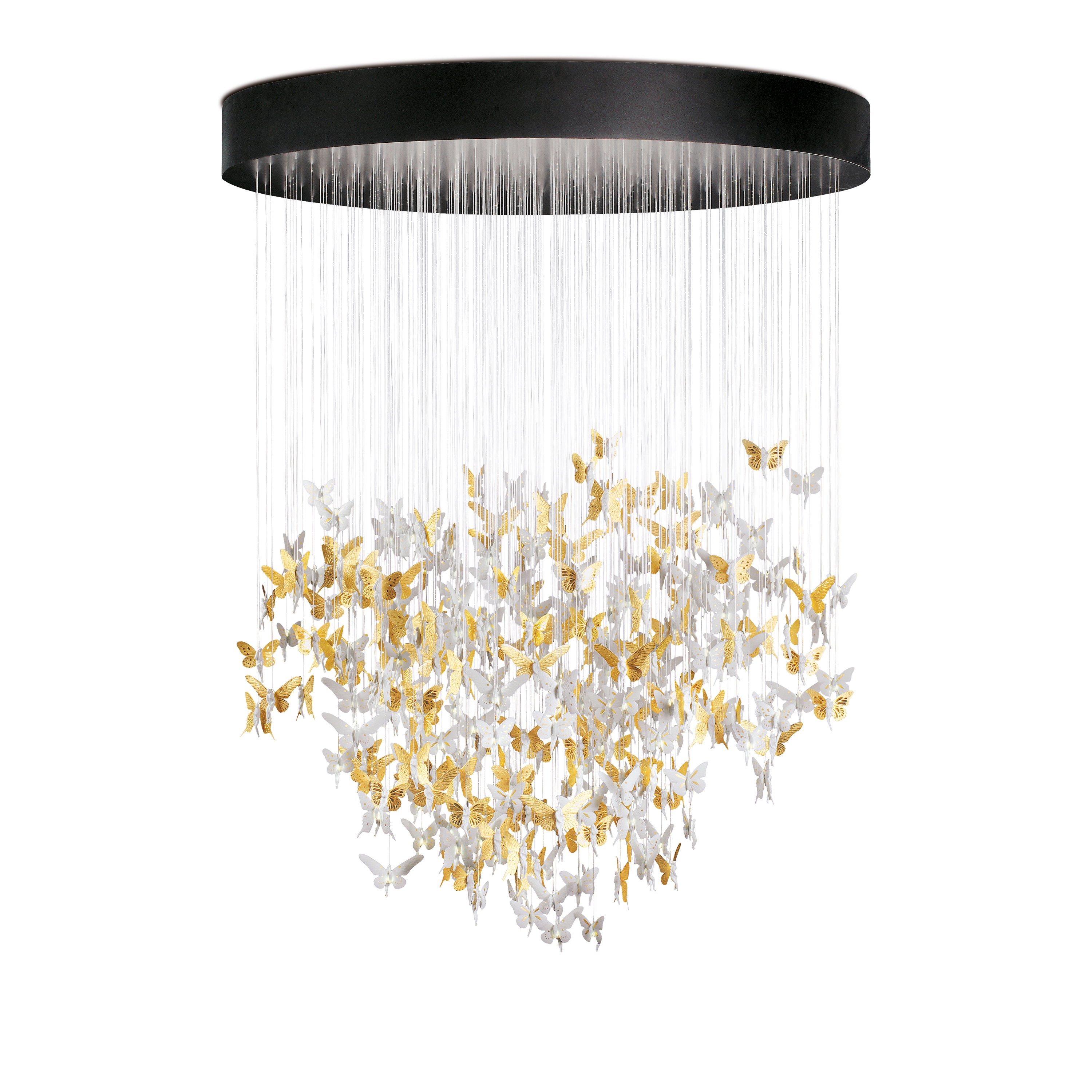 Re-cyclos Niagara Chandelier 2m | Golden Luster (CE/UK)