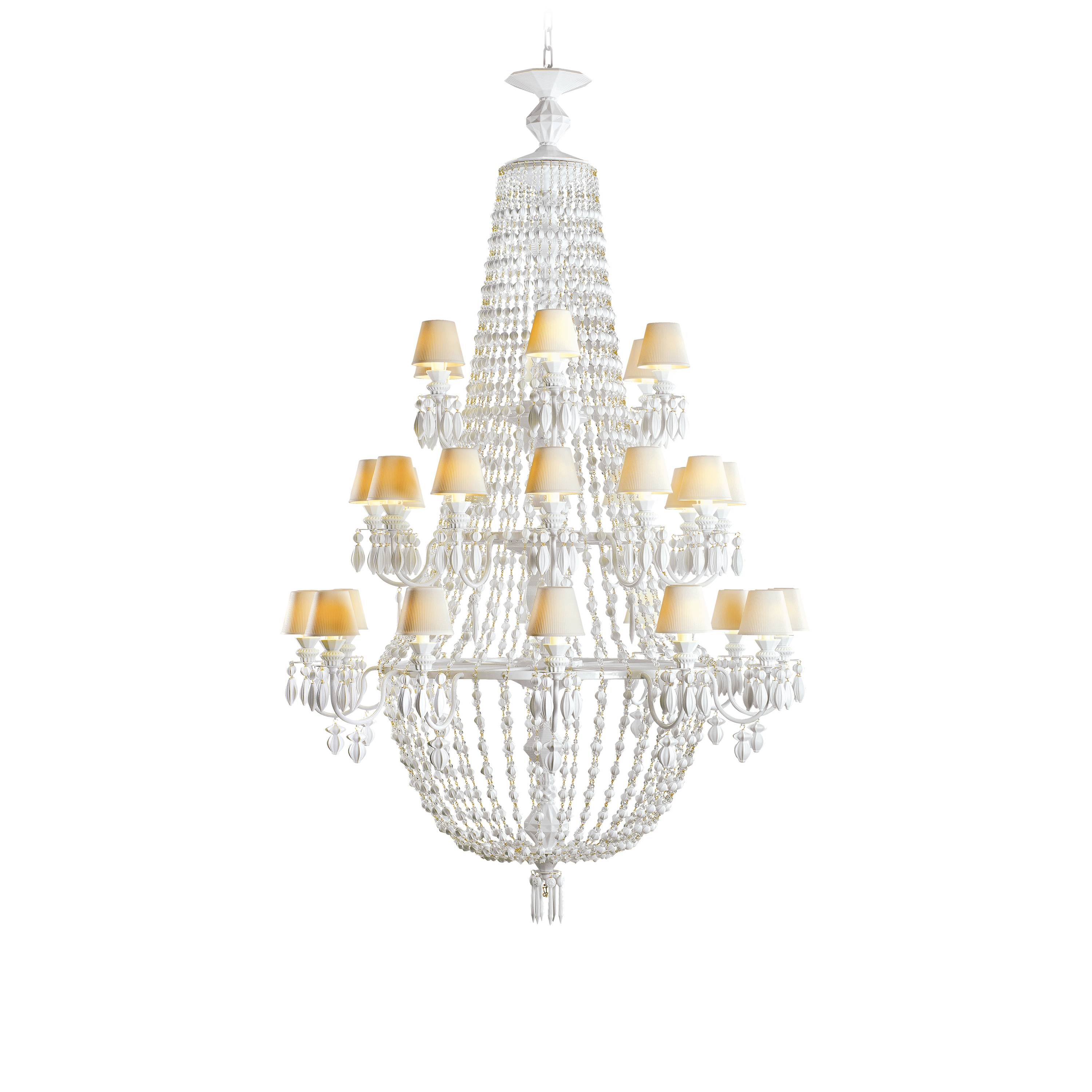 Afficher le produit Winter Palace 30 Lights Chandelier | White (CE/UK) du fabricant Lladró