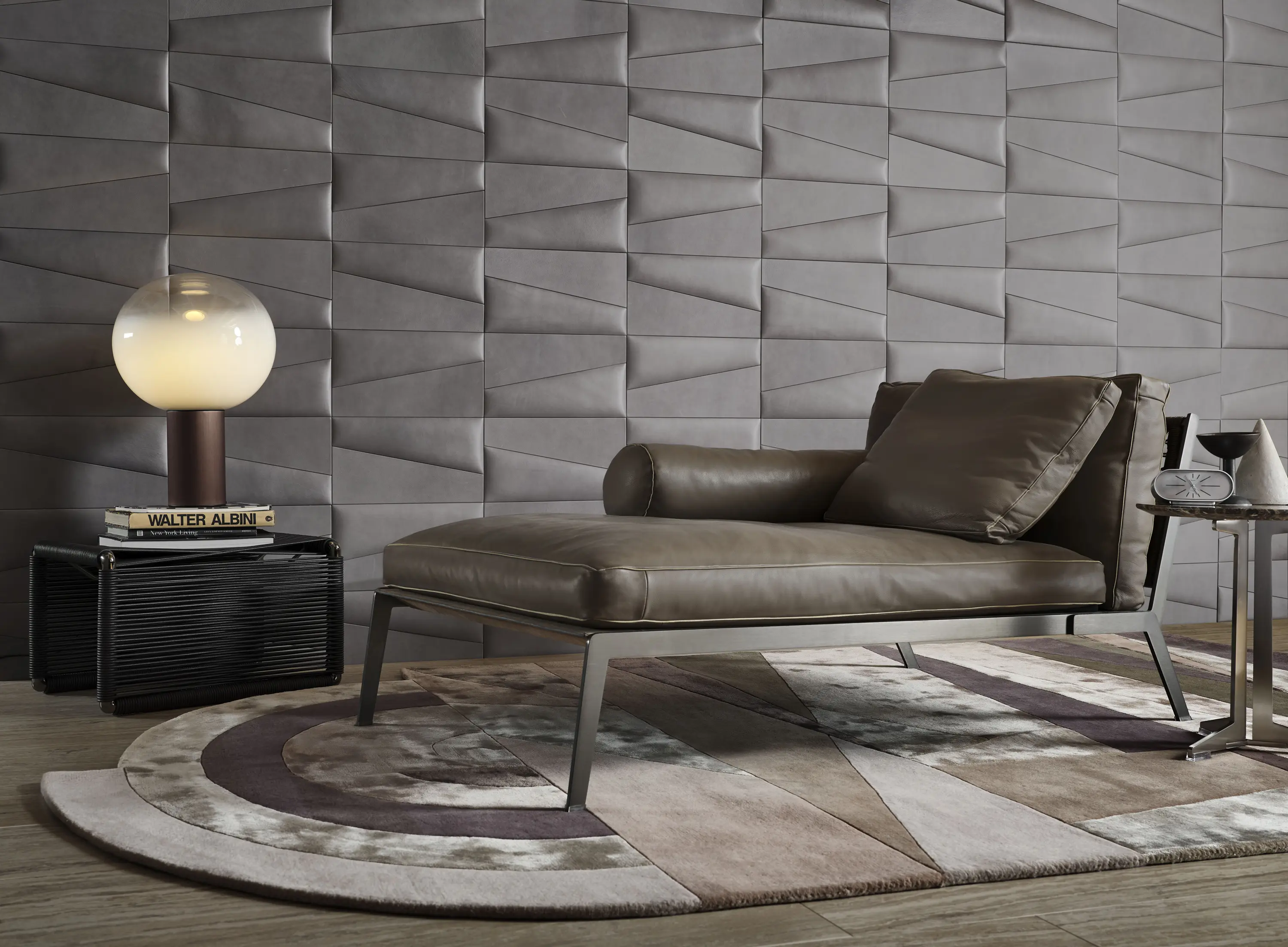 Studioart Leather Interiors - TRAPEZIO Leatherwall City Cielo Layout A