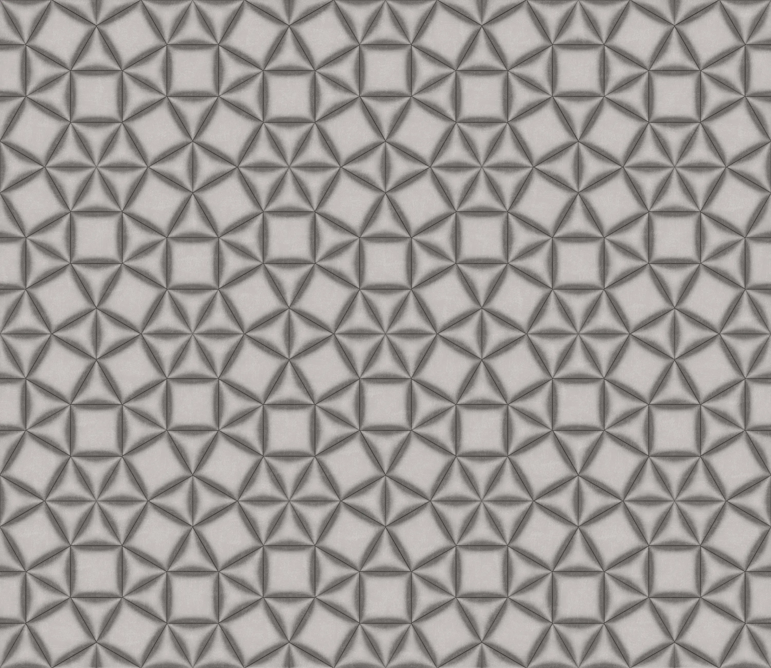 Studioart Leather Interiors - KALEIDO Leatherwall Layout 01 Tesoro Argento