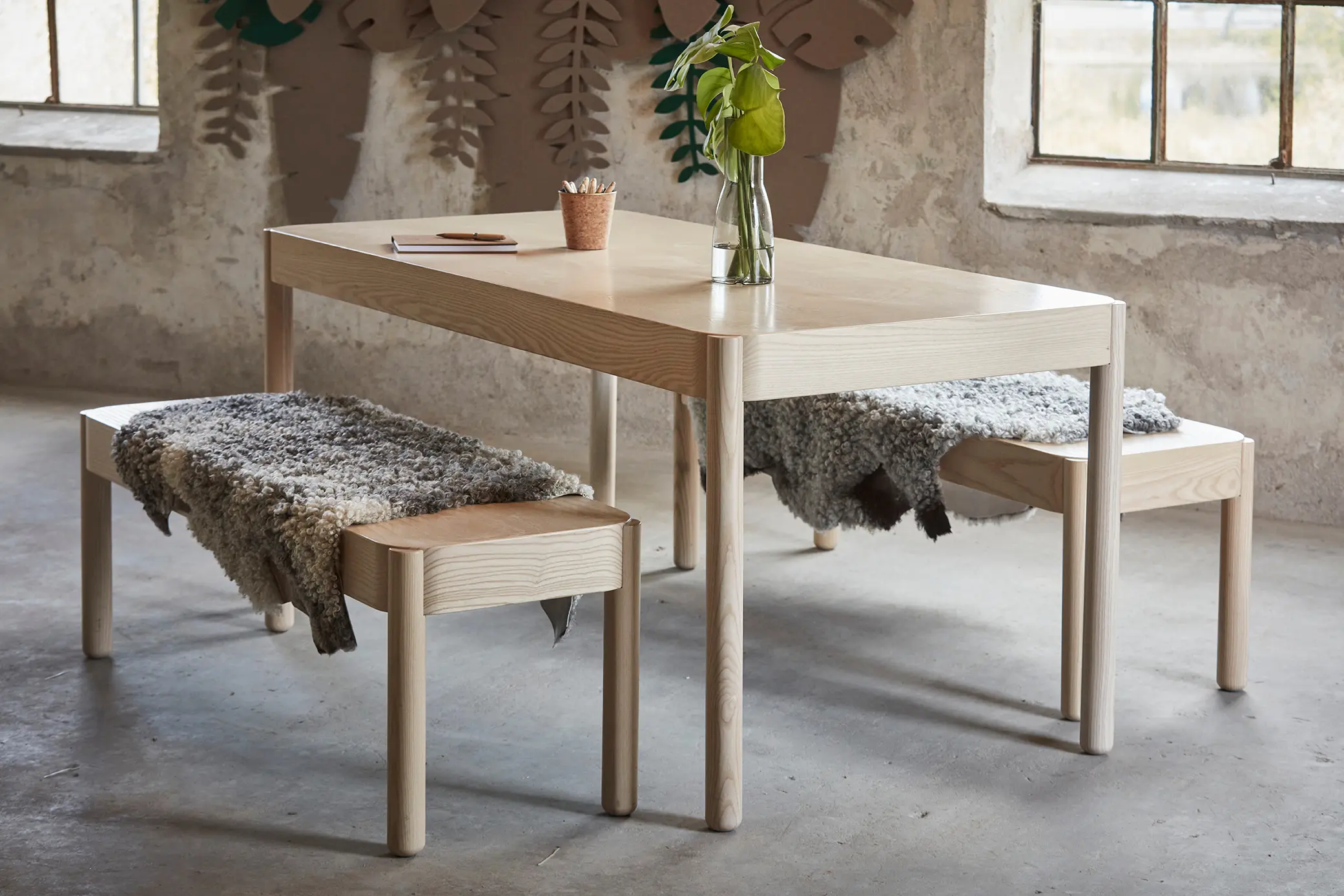 Glimakra of Sweden AB - Wakufuru Table and bench