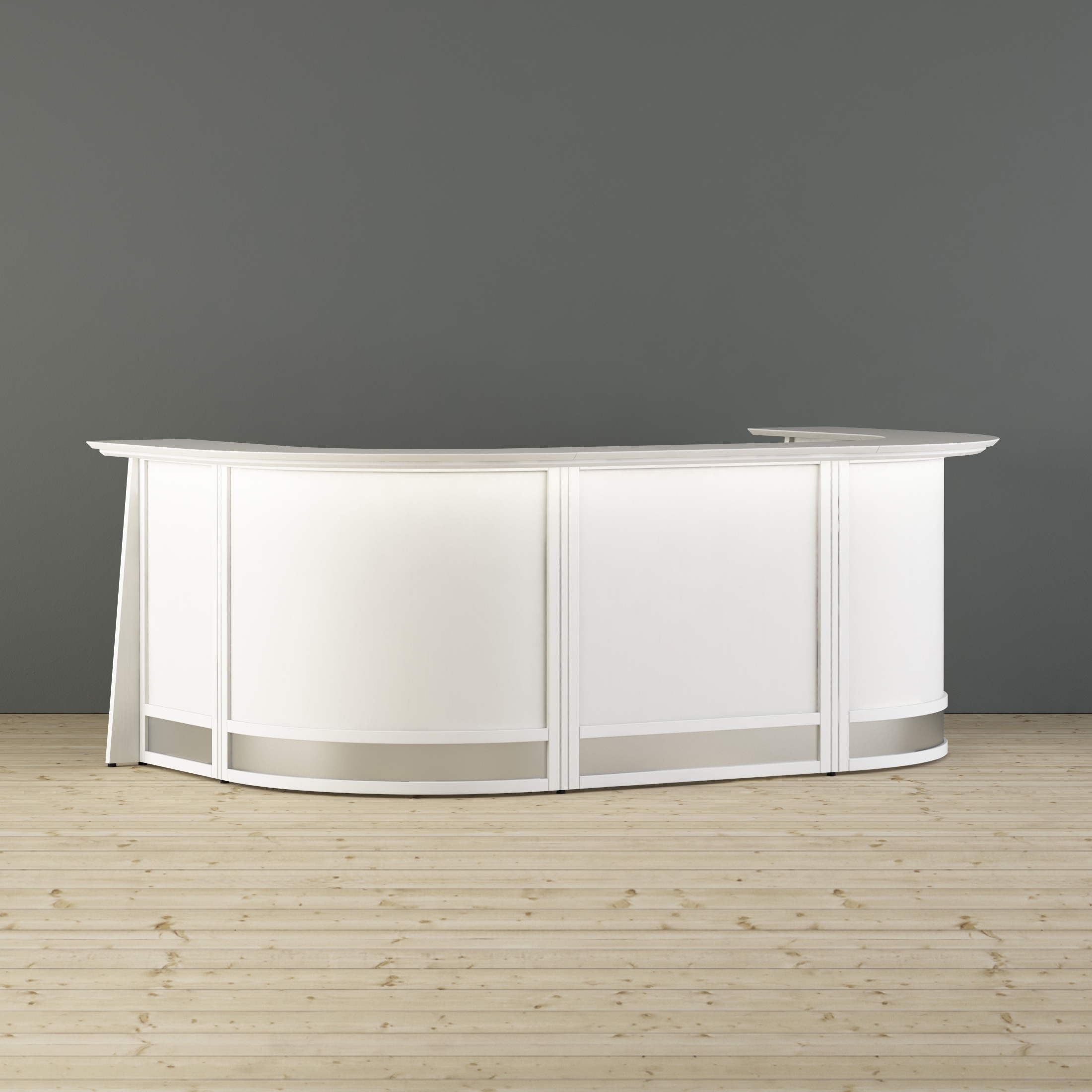 Display product Europo Reception desk from manufacturer Glimakra of Sweden AB
