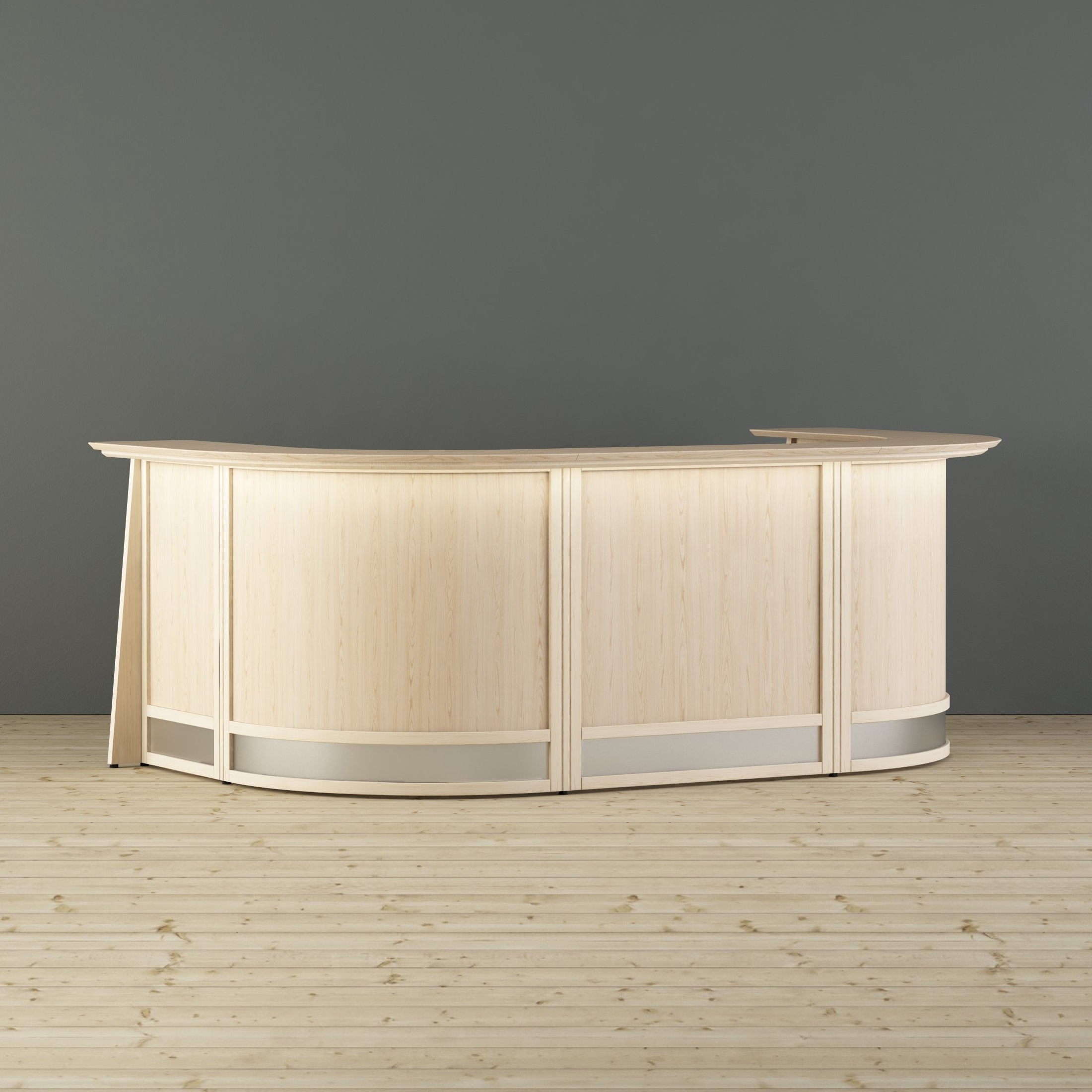 Display product Europo Receptions desk from manufacturer Glimakra of Sweden AB