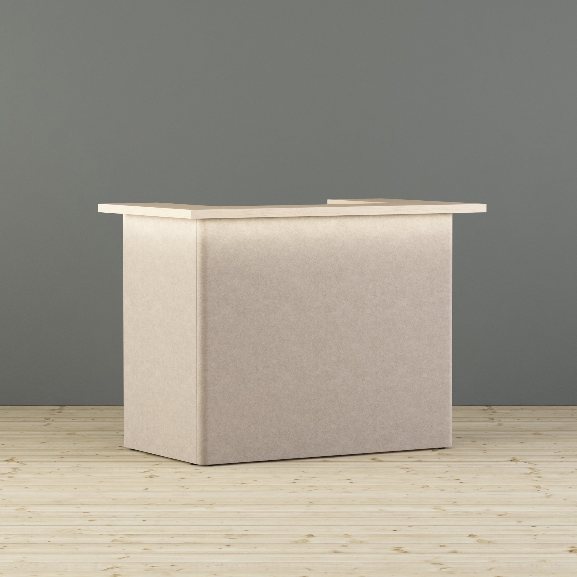 Display product Limbus Reception desk 1500 from manufacturer Glimakra of Sweden AB