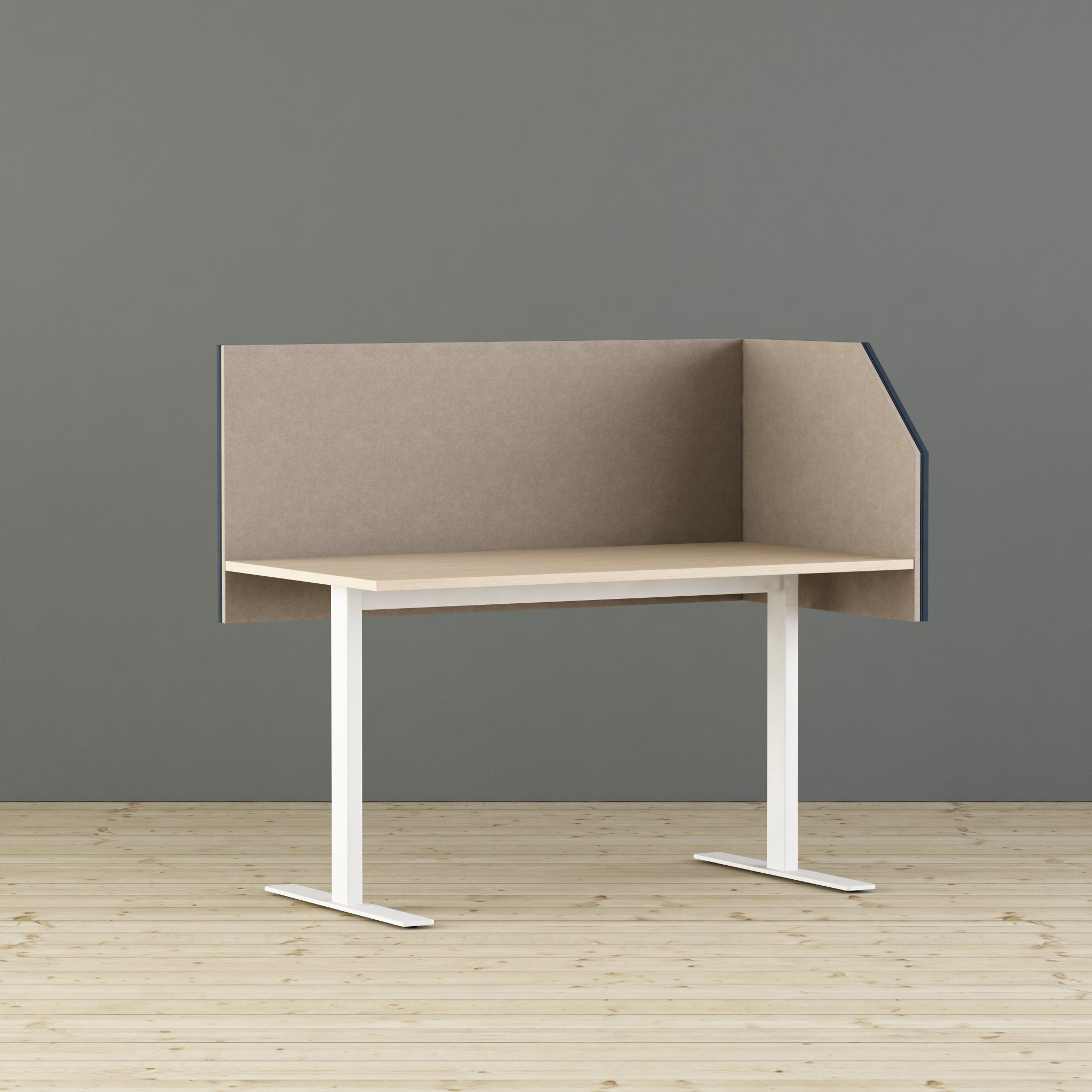 Produkt Limbus desk screen diagonal right des Herstellers Glimakra of Sweden AB anzeigen