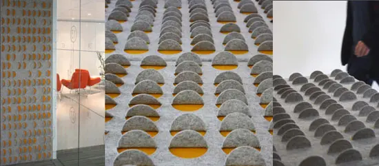Selina Rose - Cut+Fold felt acoustic panels