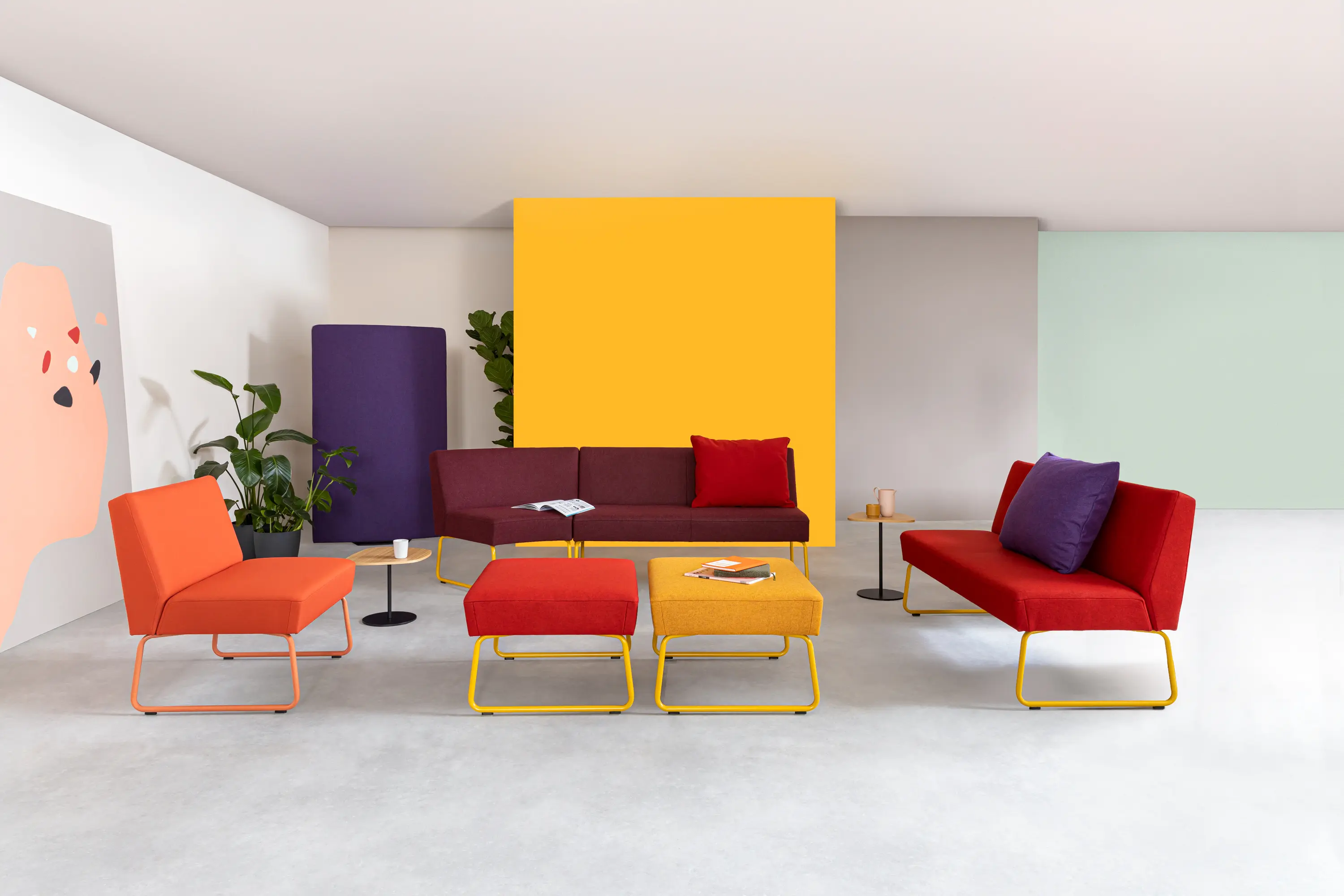 Dauphin - Reefs flex Two-seater with backrest