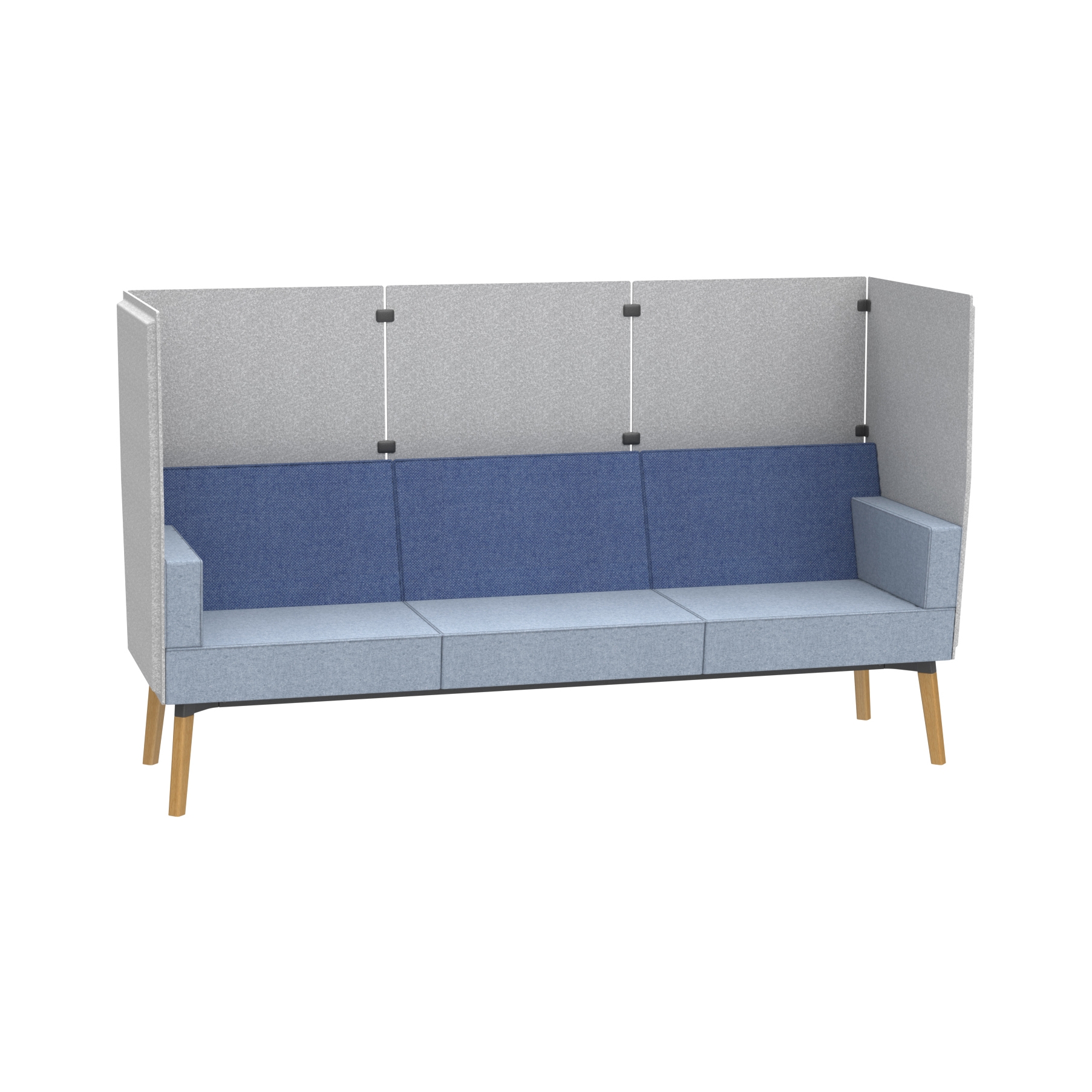 Mostra il prodotto Reefs solitary 3-seater bench with privacy panel del produttore Dauphin