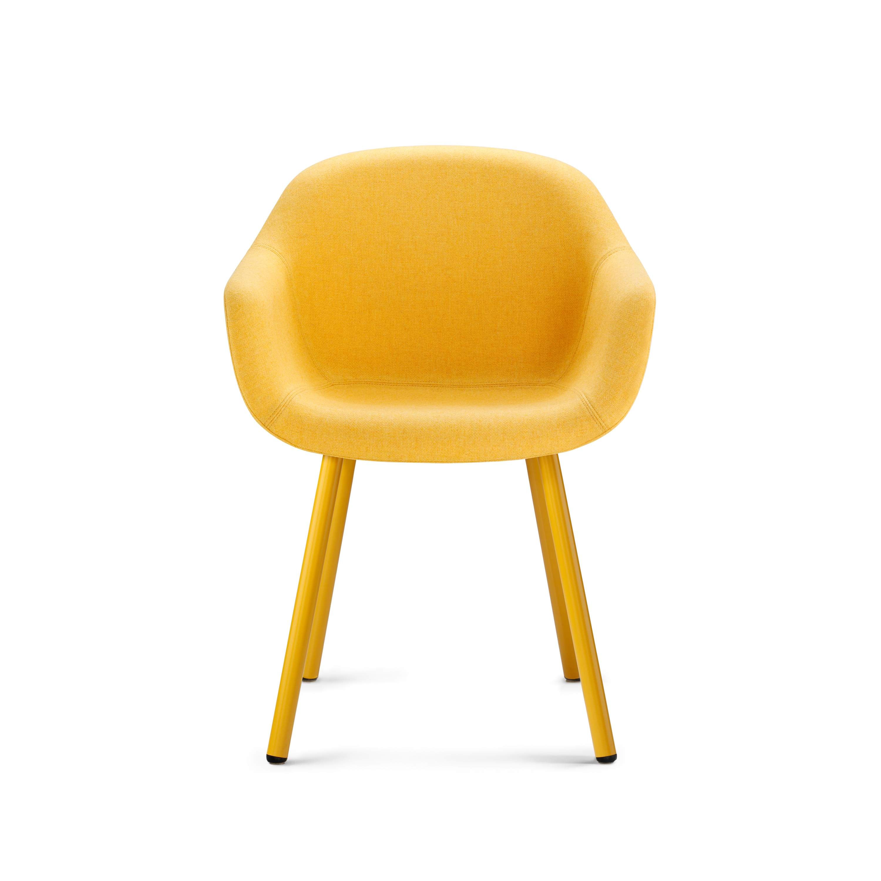 Mostrar el producto Fiore club Four-legged chair with fully upholstered shell del fabricante Dauphin