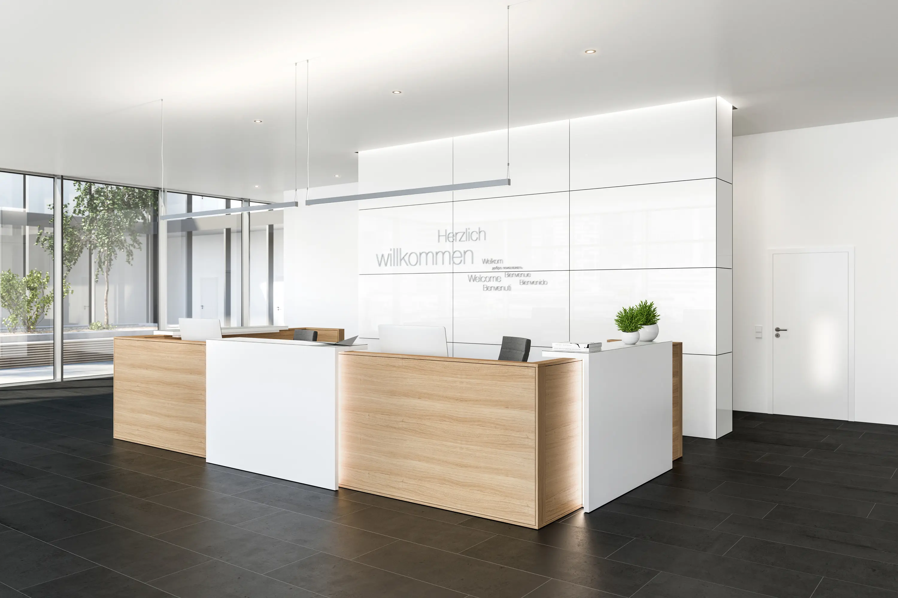 Assmann Büromöbel - Concepta Reception counters