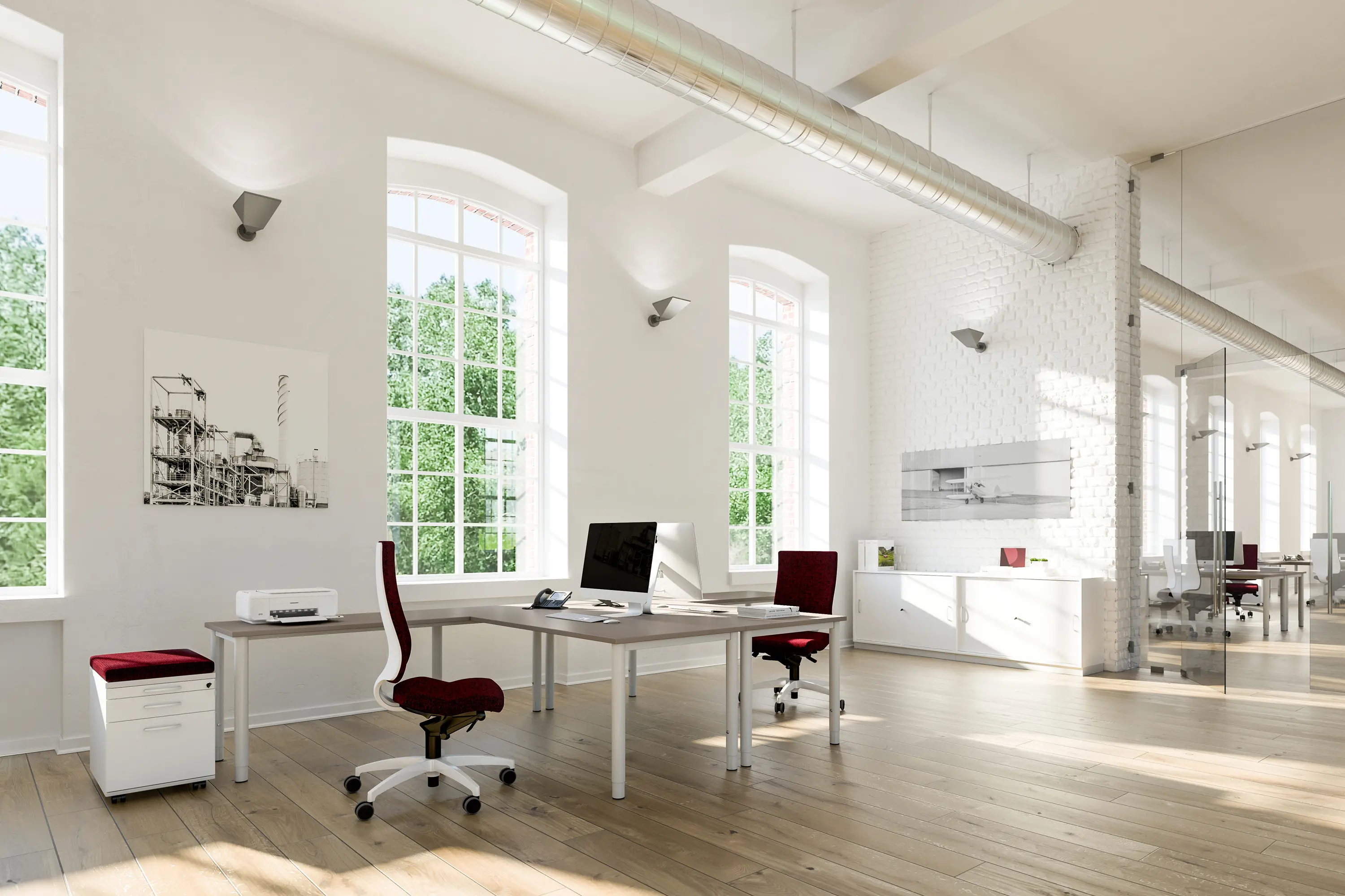 Assmann Büromöbel - Sympas Desk range
