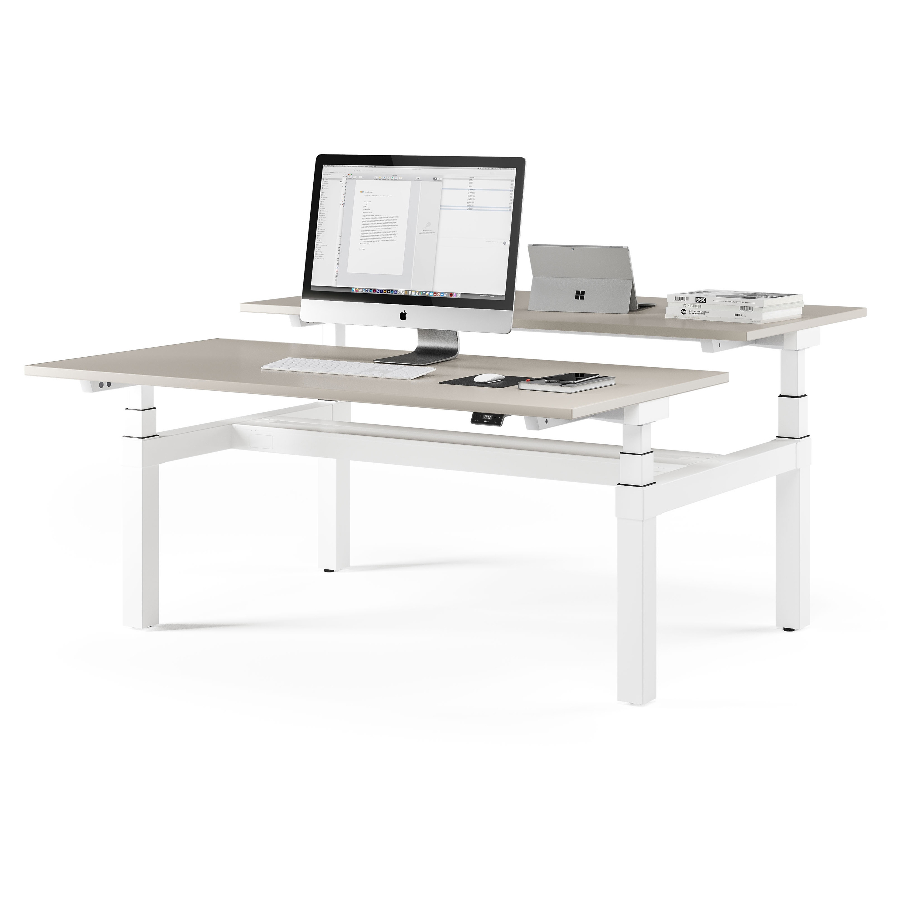 Display product Canvaro Electric height-adjustable Desk from manufacturer Assmann Büromöbel