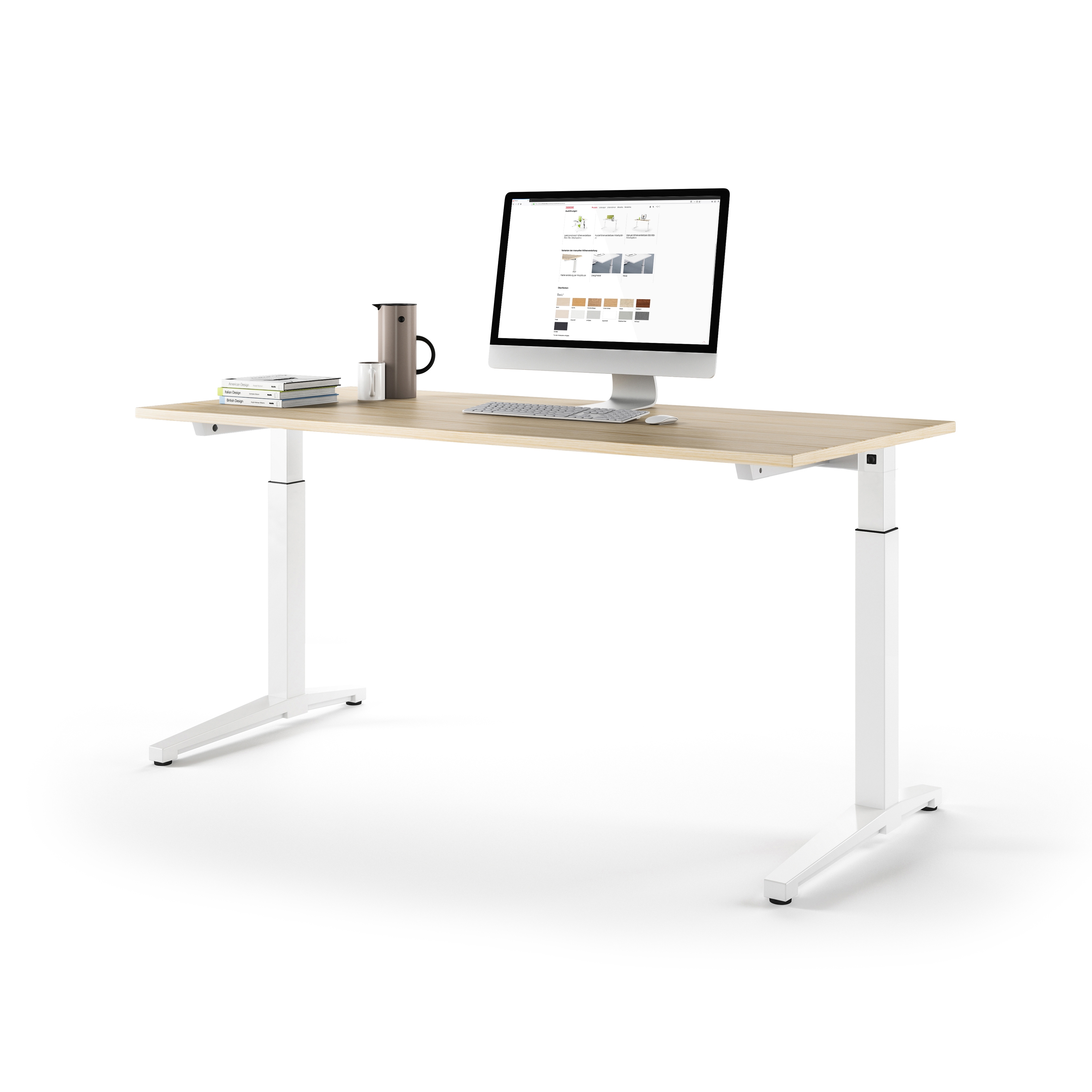 Vertoon produk Canvaro Manually height-adjustable desk van vervaardiger Assmann Büromöbel