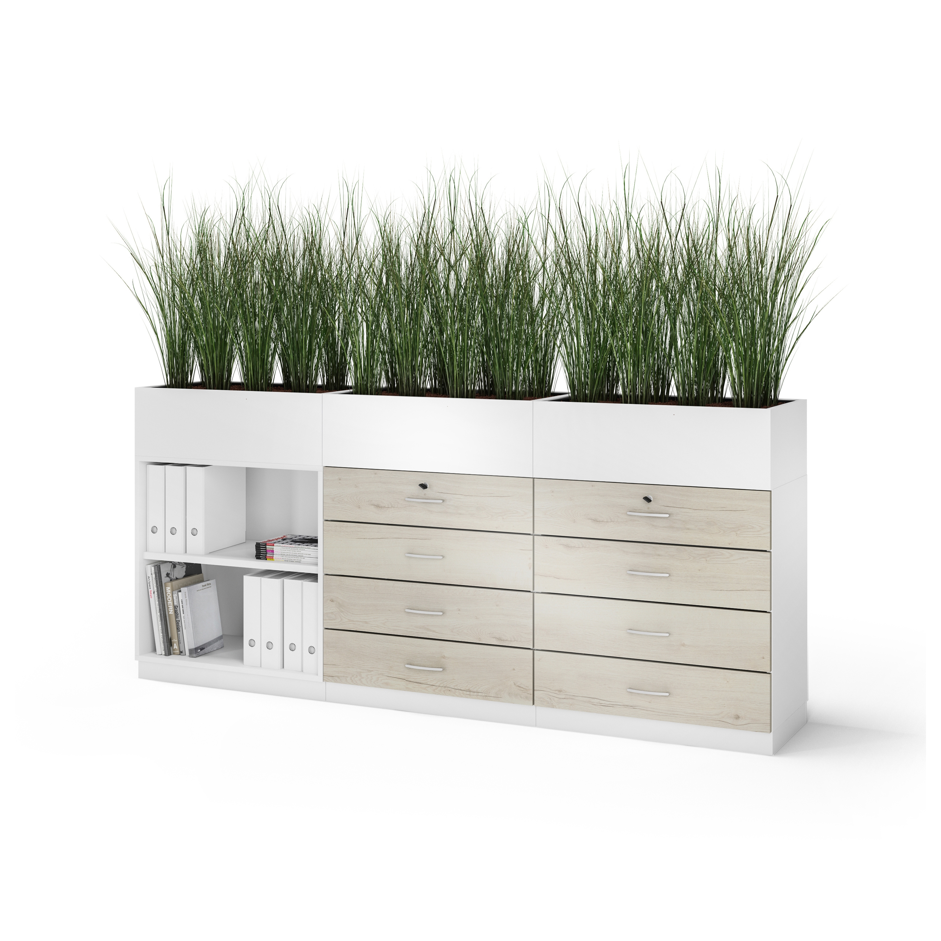 Display product Allvia Combination cabinets from manufacturer Assmann Büromöbel