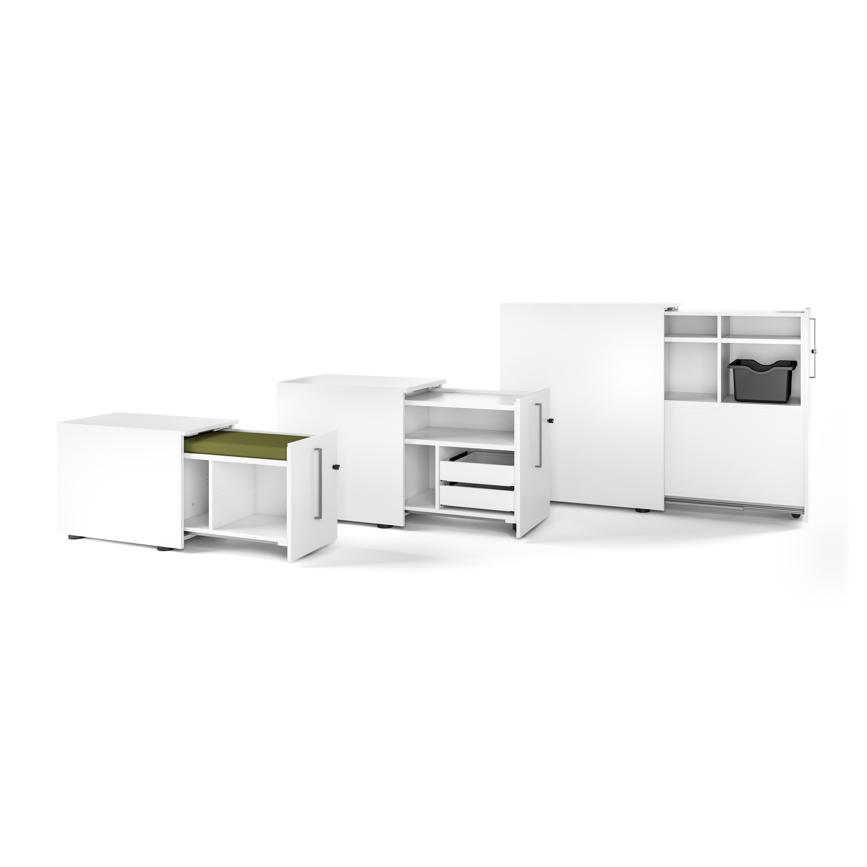 Display product Pontis Open space containers from manufacturer Assmann Büromöbel