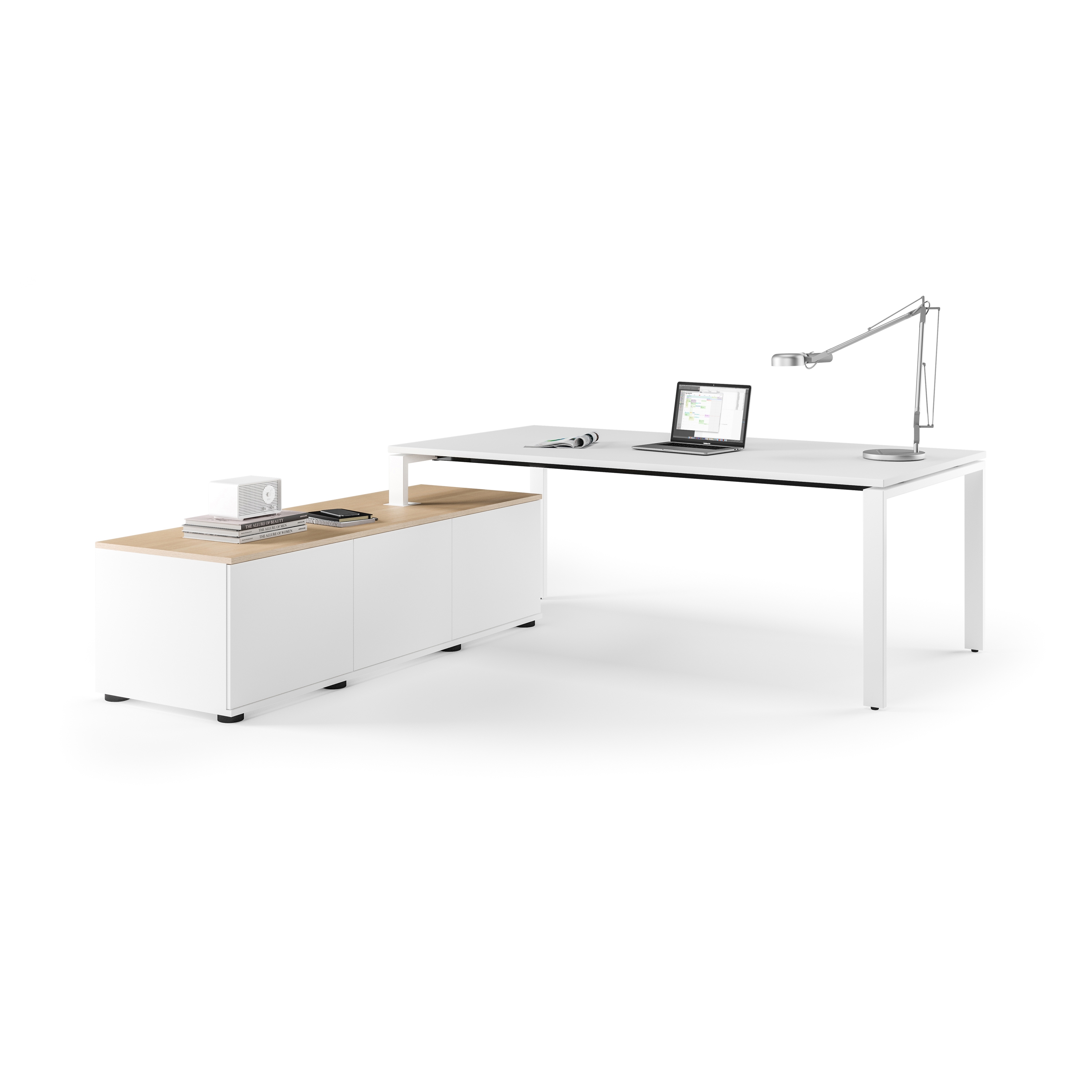 Display product Solos Manually height-adjustable desk from manufacturer Assmann Büromöbel