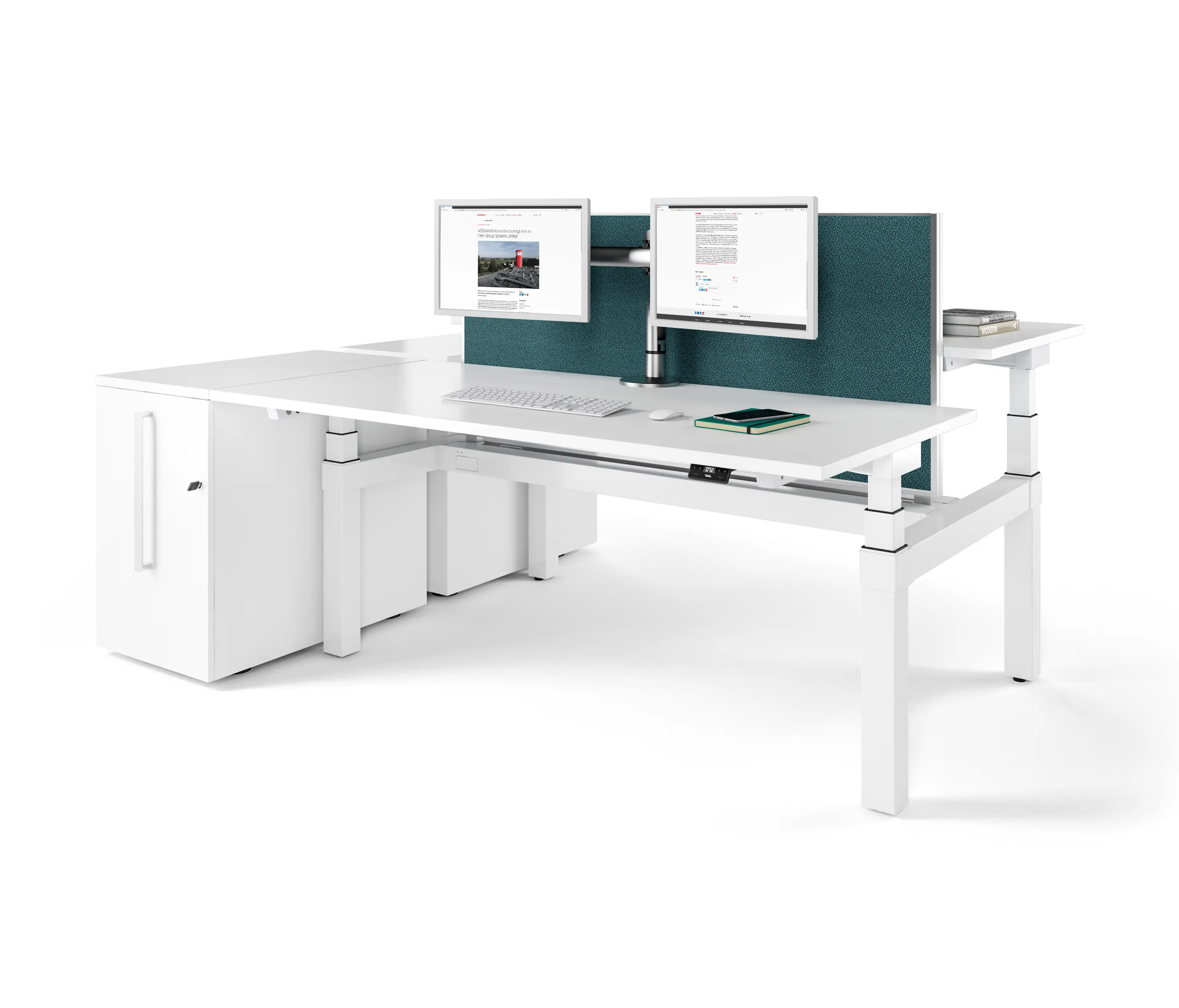 Assmann Büromöbel - Canvaro Compact double workstation