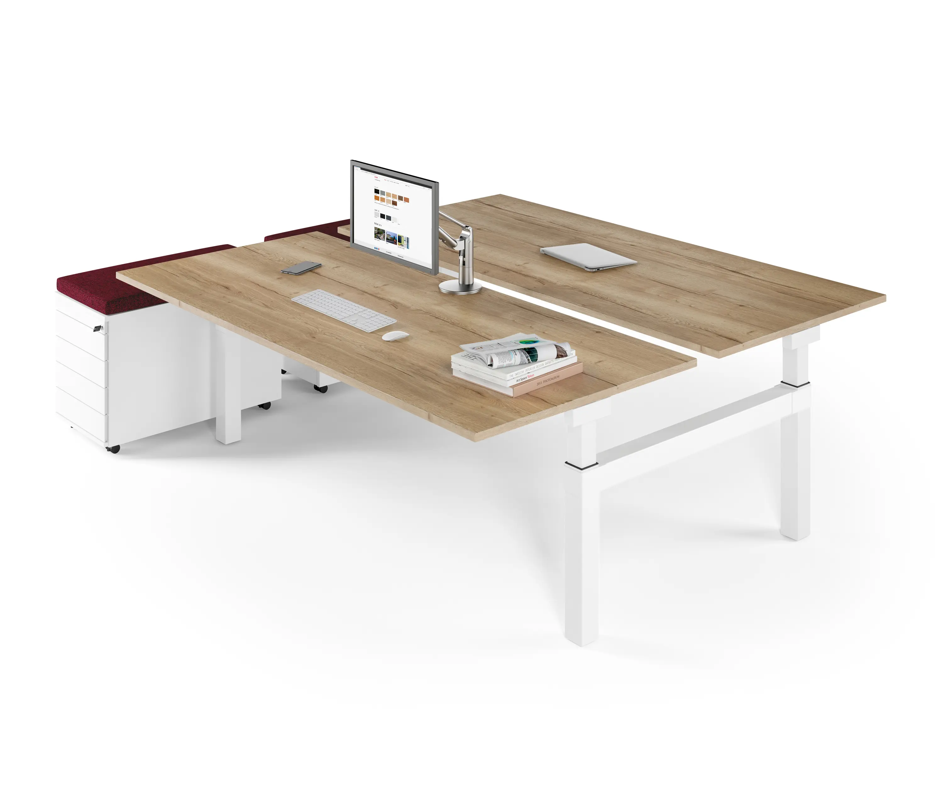 Assmann Büromöbel - Canvaro Compact Manually height-adjustable Desk