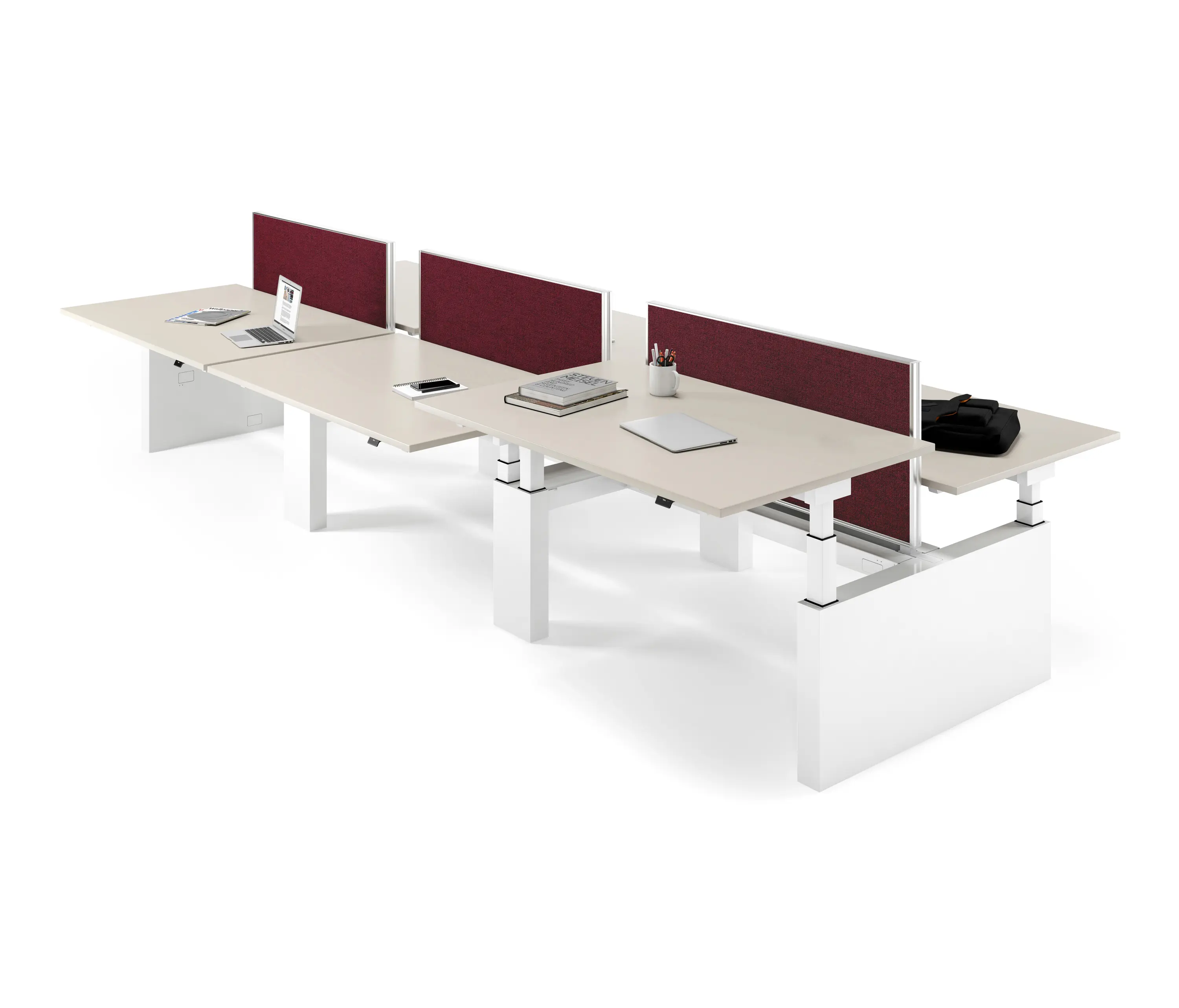 Assmann Büromöbel - Canvaro Compact Bench work tables