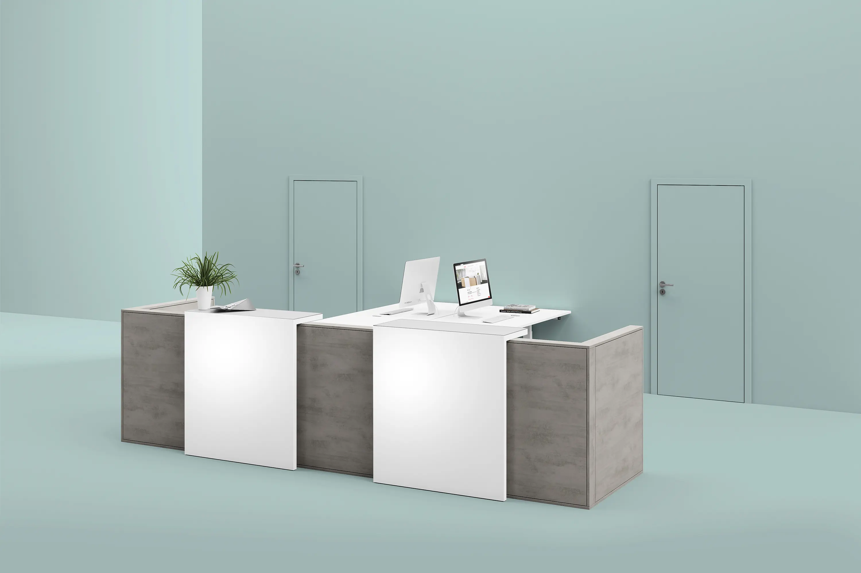 Assmann Büromöbel - Concepta Reception counters