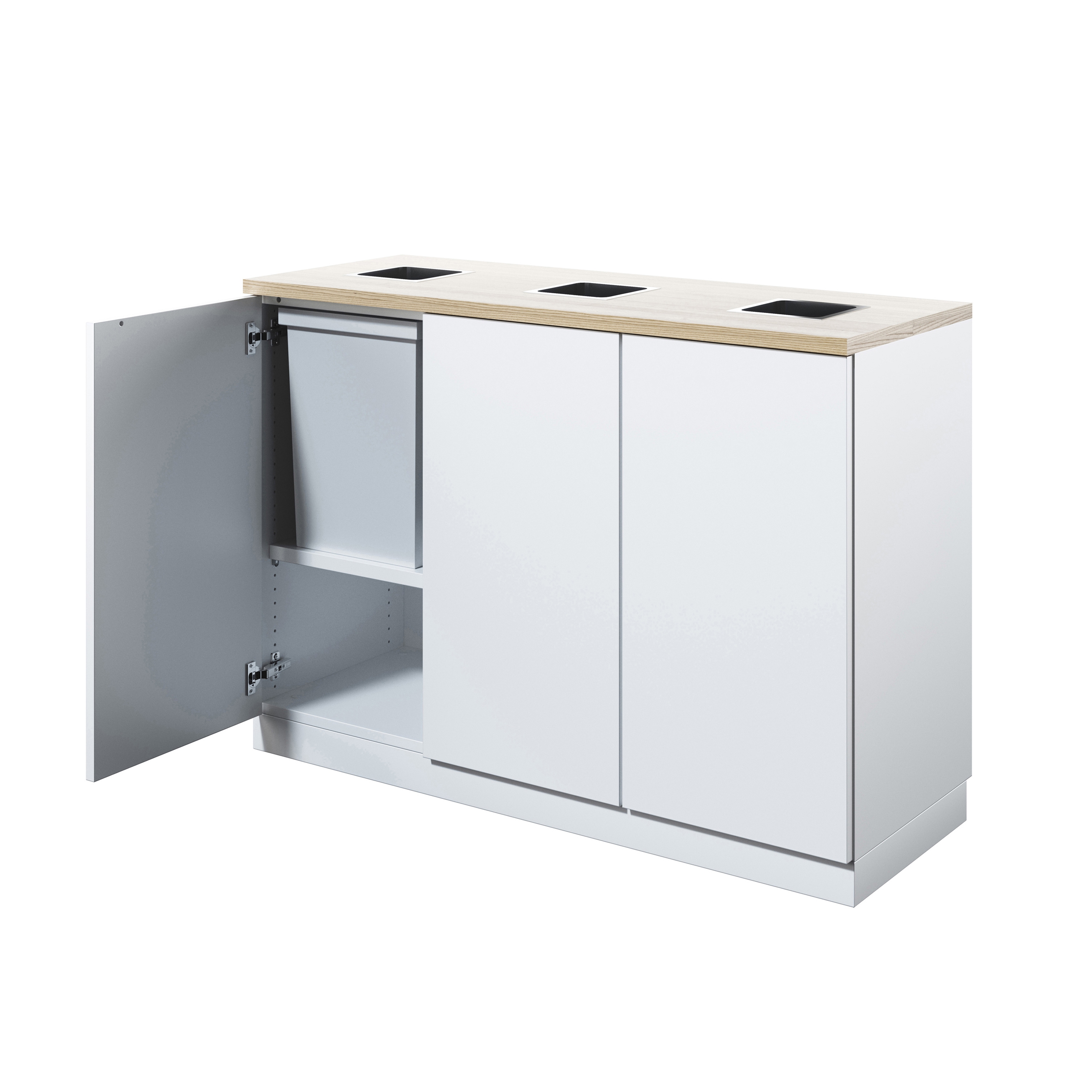 Mostra il prodotto Allvia Recyclable waste collector del produttore Assmann Büromöbel