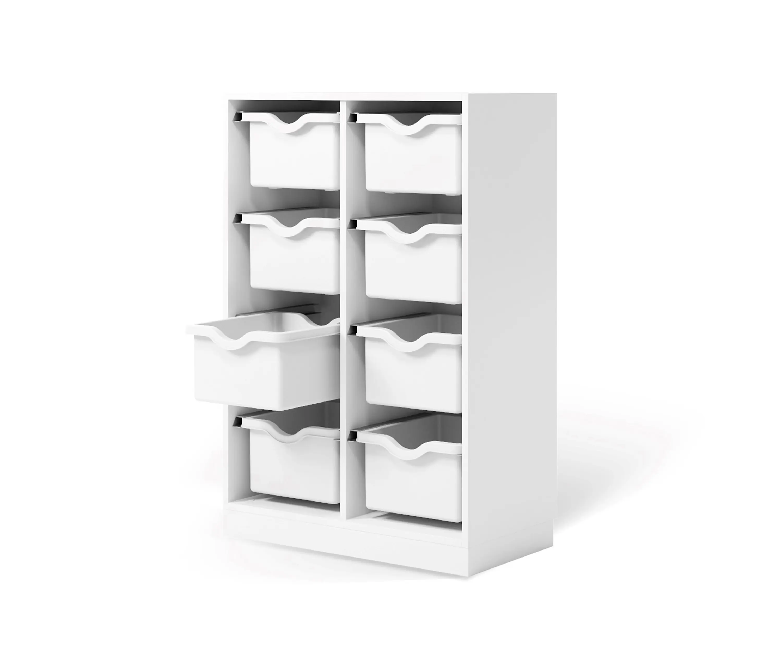 Assmann Büromöbel - Allvia Shelf with Orgaboxes