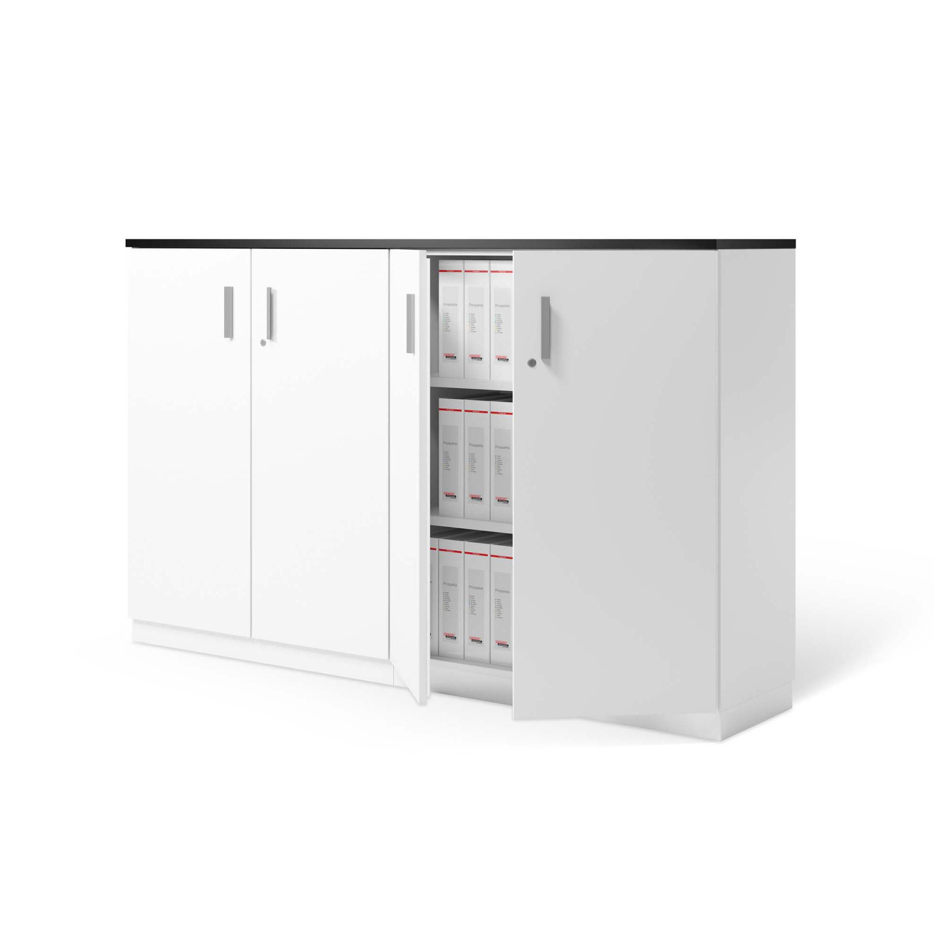 Display product Allvia Wing door cabinet from manufacturer Assmann Büromöbel